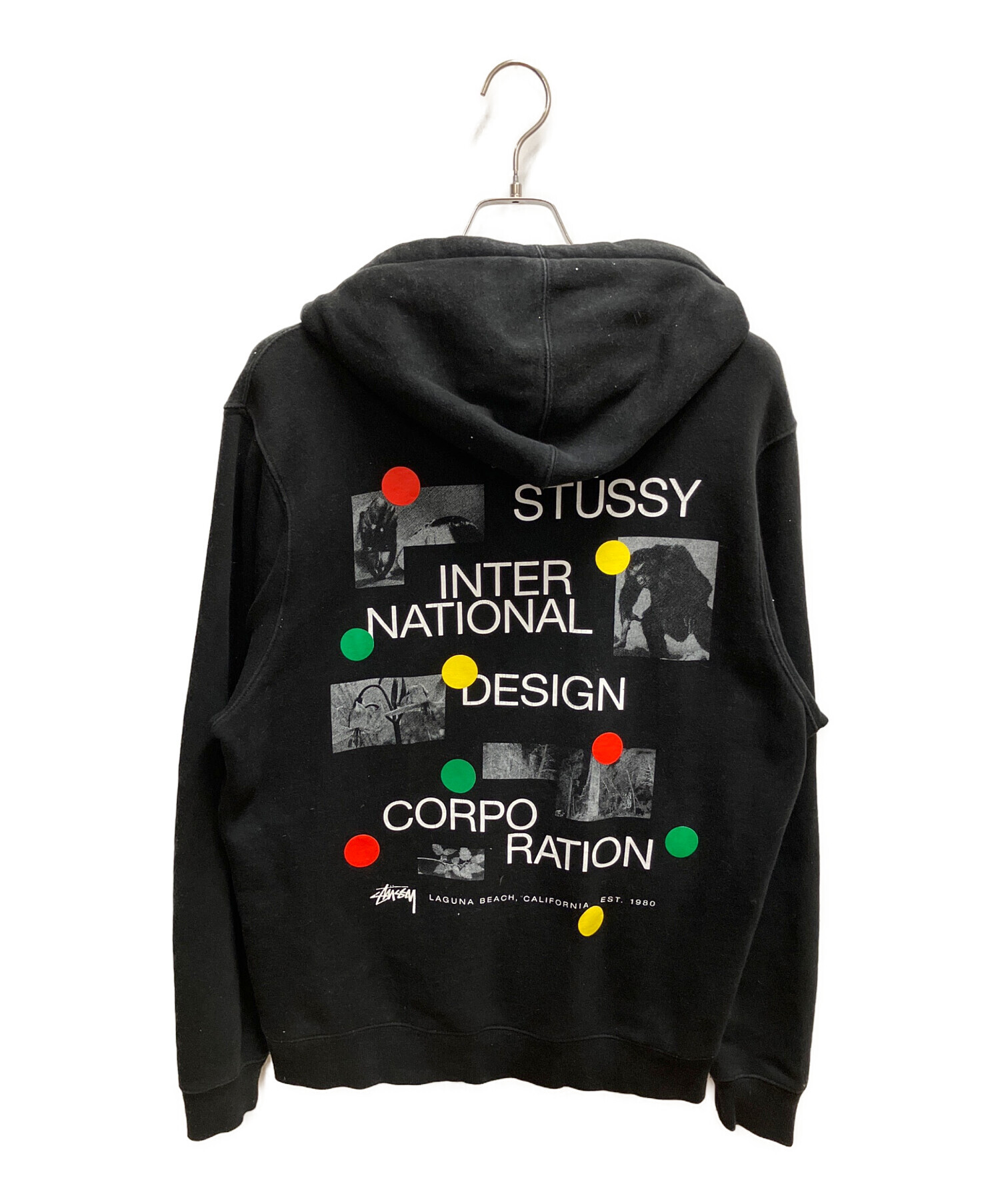 パーカー Stussy Dot Collage 中古・古着通販】stussy (ステューシー) Dot Collage stussy hooded