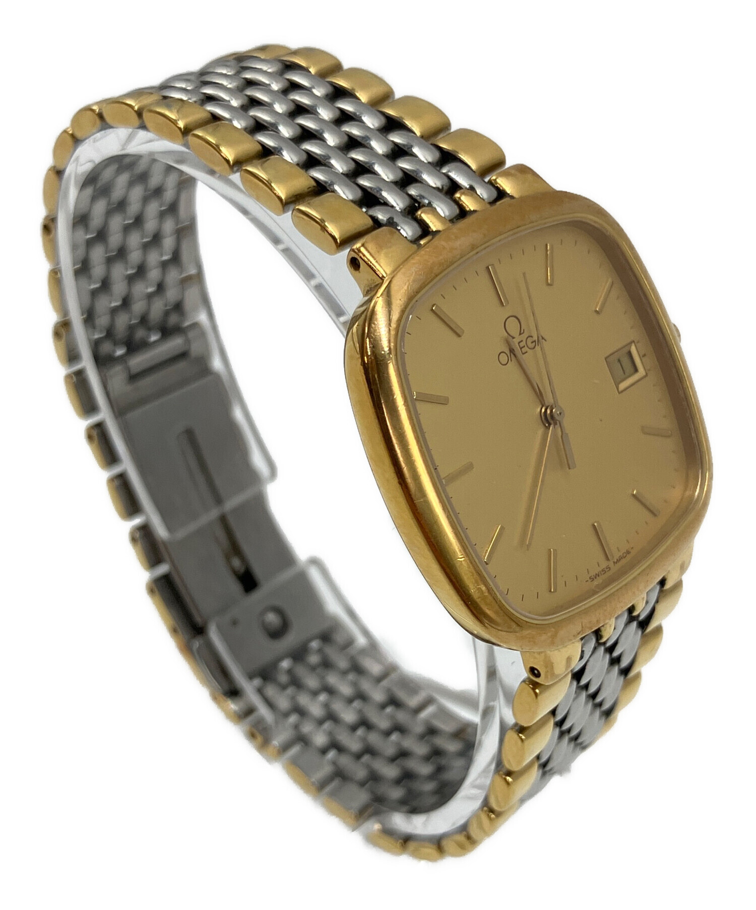 中古・古着通販】OMEGA (オメガ) デ・ヴィル クォーツ スクエア