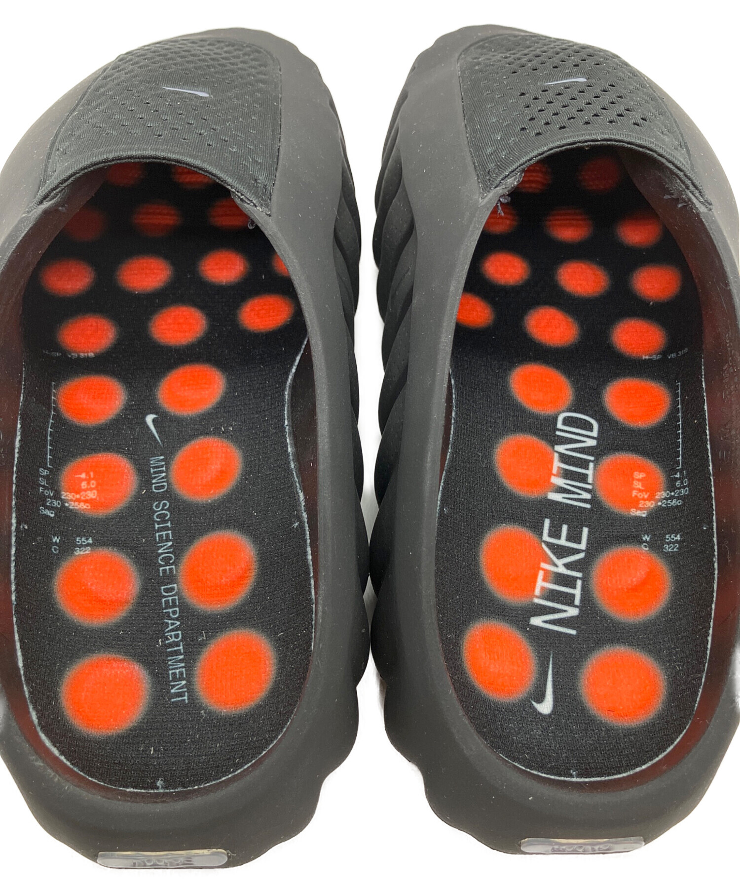 中古・古着通販】NIKE (ナイキ) Mind 001 Mules ブラック サイズ:SIZE