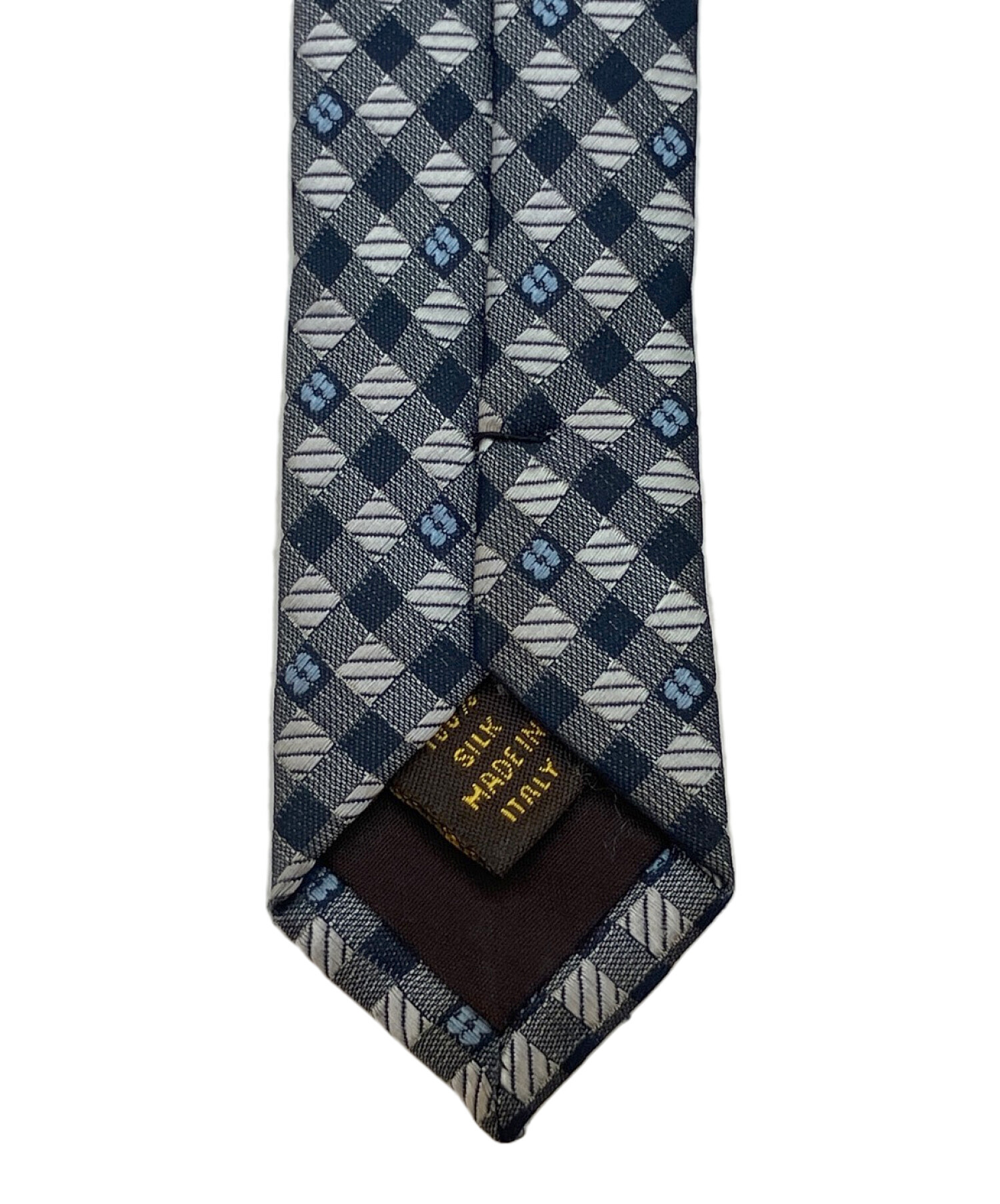 中古・古着通販】LOUIS VUITTON (ルイ ヴィトン) ネクタイ ブルー