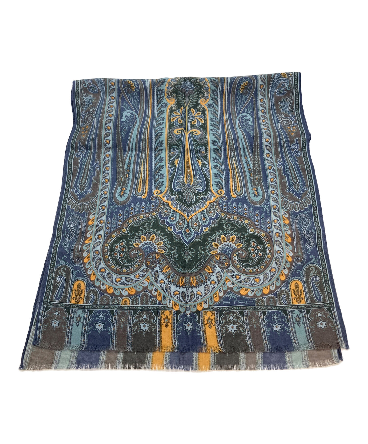 中古・古着通販】ETRO (エトロ) ストール ネイビー｜ブランド・古着