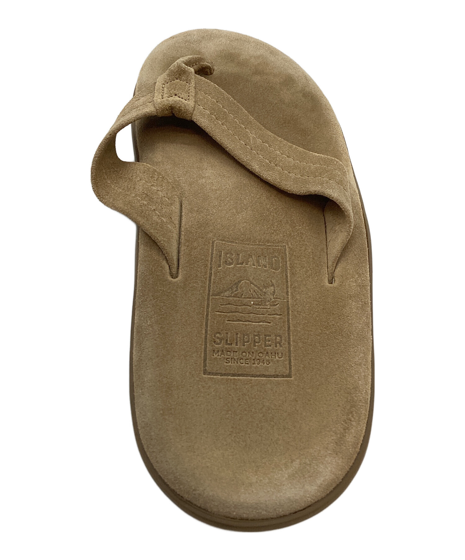 美品　アイランドスリッパ　ベージュスエード　サイズ8 中古・古着通販】ISLAND SLIPPER (アイランドスリッパ) ビーチサンダル