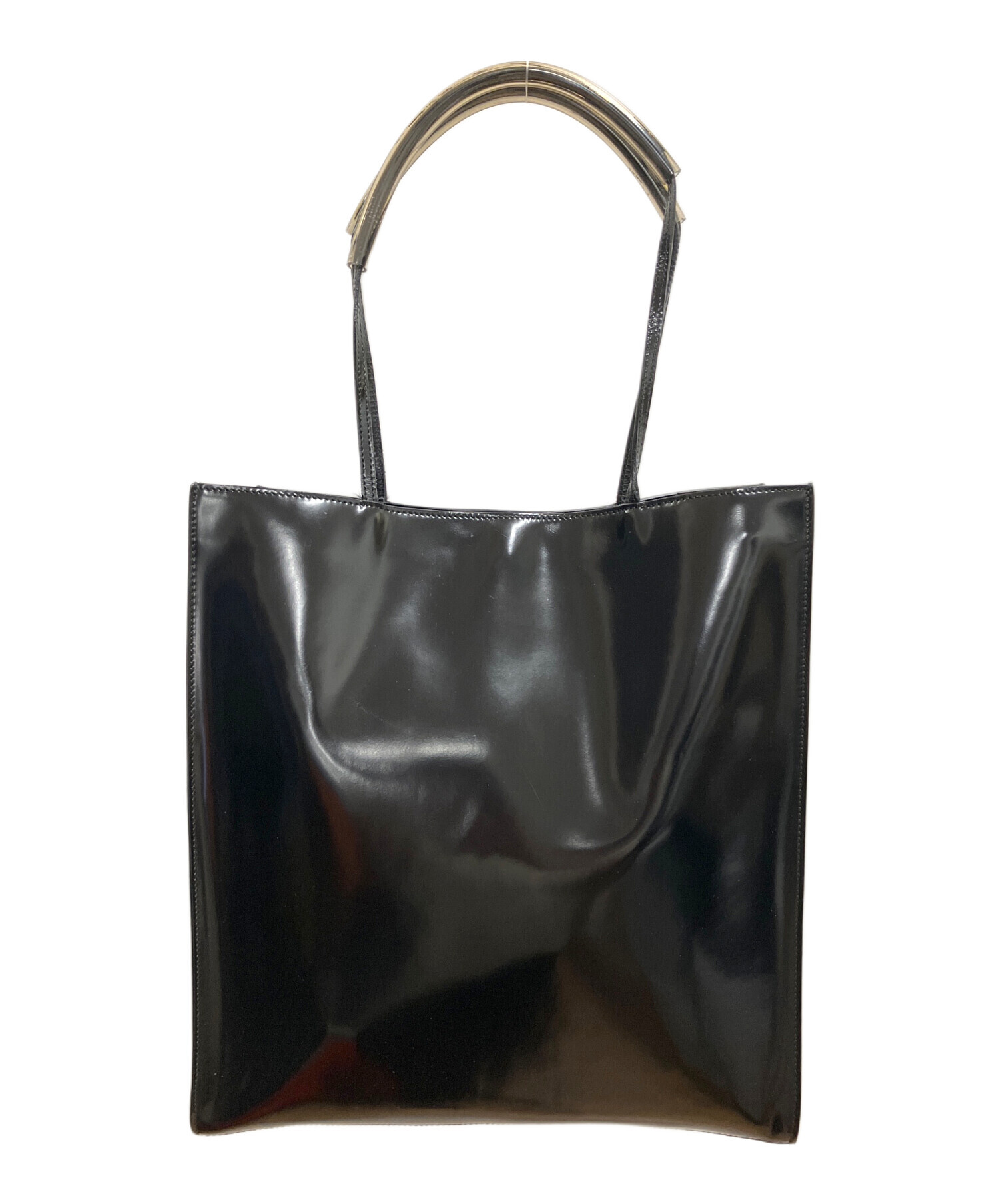 Salvatore Ferragamo ブラック トートバッグ 中古・古着通販】Salvatore Ferragamo (サルヴァトーレ フェラガモ