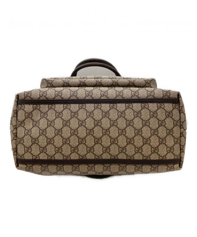ただの服好きGUCCI トートバッグ ベージュ/ブラウン 中古・古着通販】GUCCI (グッチ) GG トートバッグ ベージュ×ブラウン