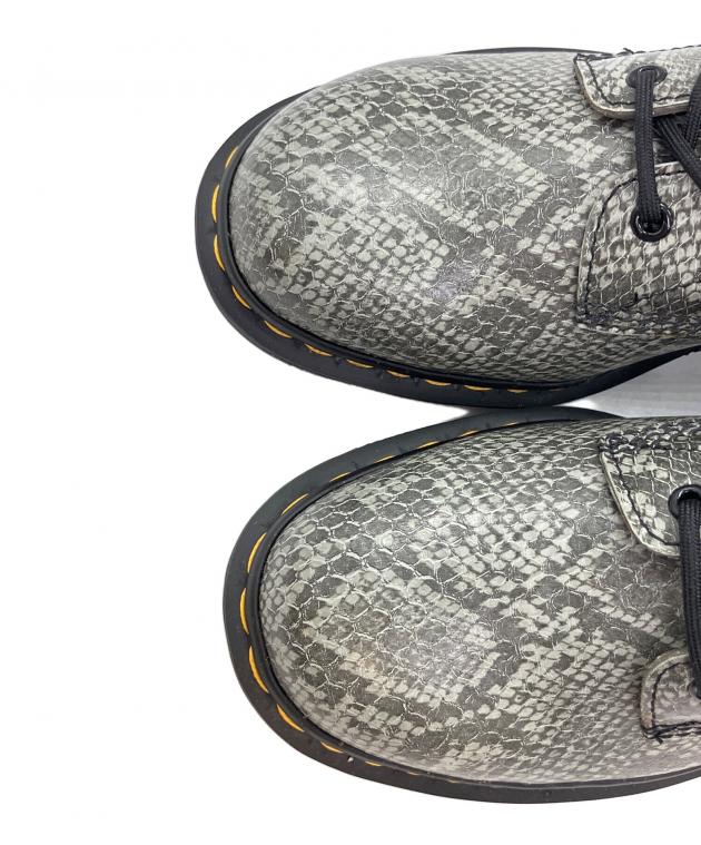 ドクターマーチン UK9 43 中古・古着通販】Dr.Martens (ドクターマーチン) 8ホールブーツ グレー