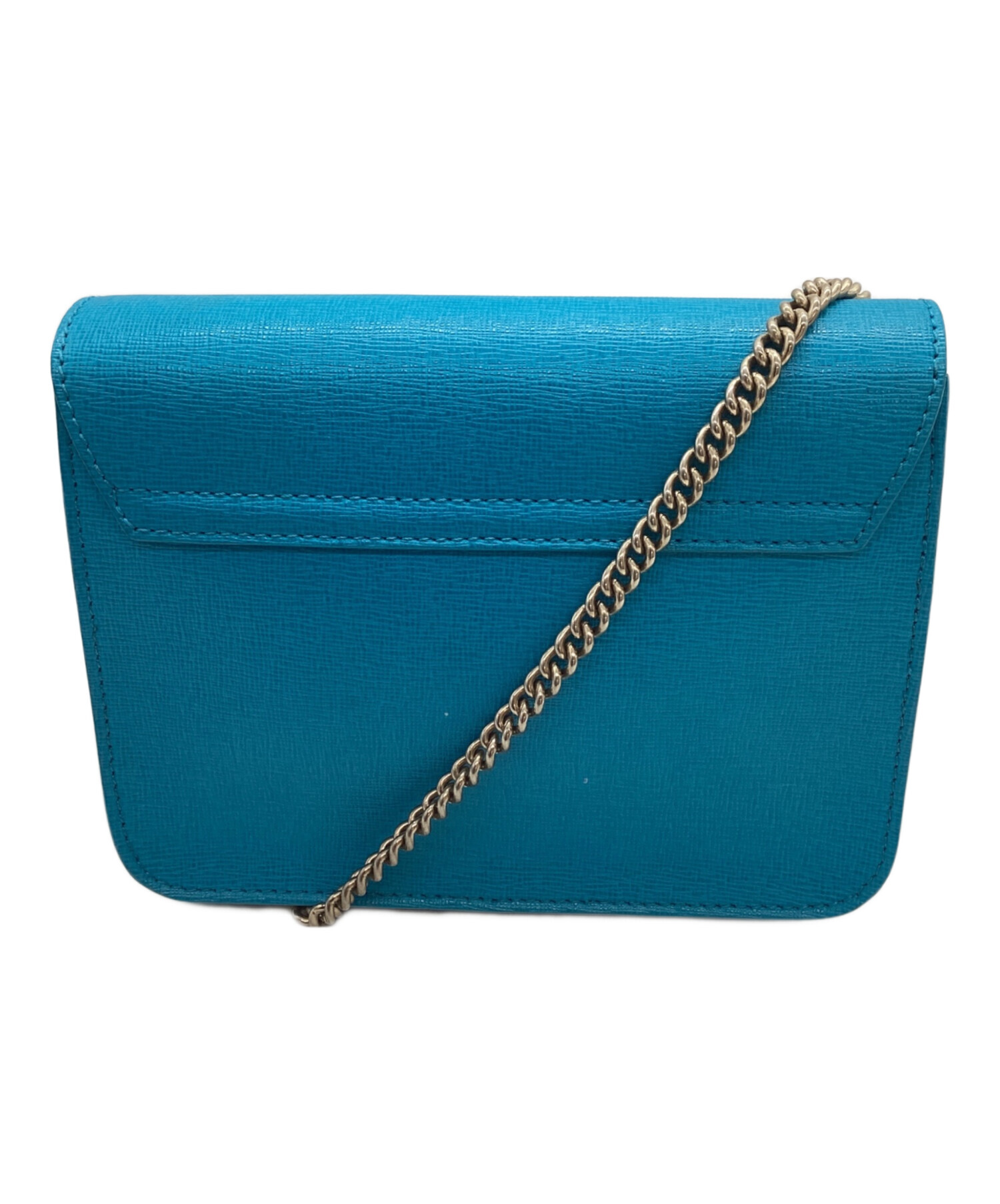 中古・古着通販】FURLA (フルラ) ショルダーバッグ スカイブルー 