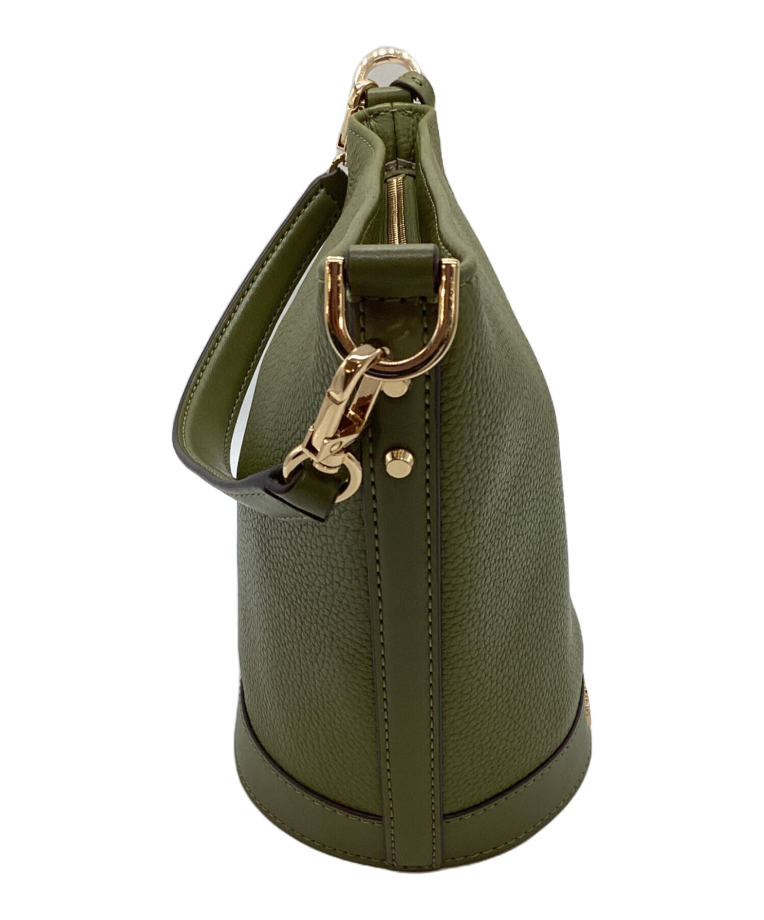 【新品・未使用・タグ付き】MICHAEL KORS ショルダーバッグ グリーン 中古・古着通販】MICHAEL KORS (マイケルコース) ショルダーバッグ