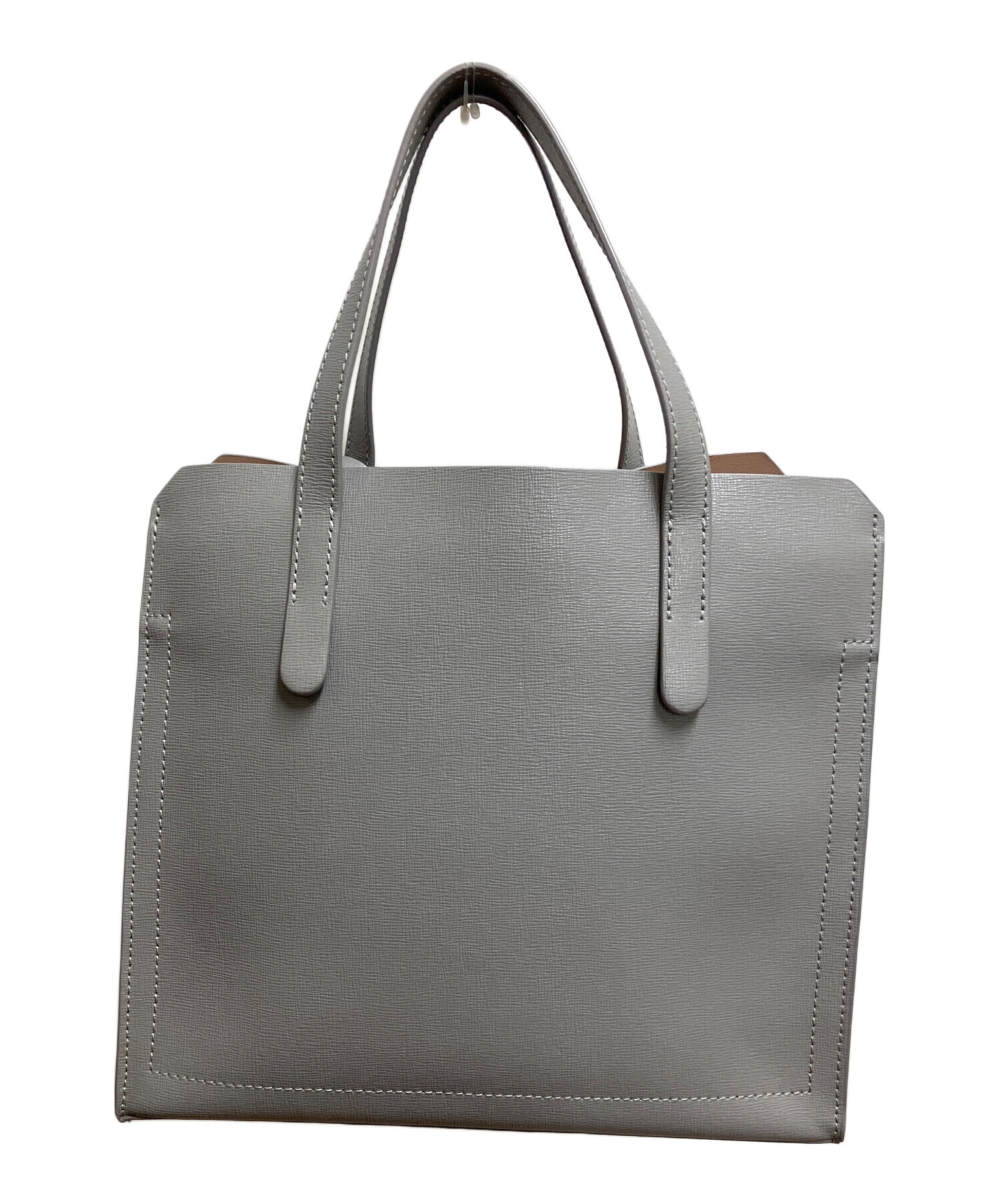 FURLA　ハンドバッグ 中古・古着通販】FURLA (フルラ) ハンドバッグ グレー｜ブランド・古着