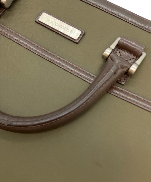 中古・古着通販】BURBERRY (バーバリー) ビジネスバッグ カーキ
