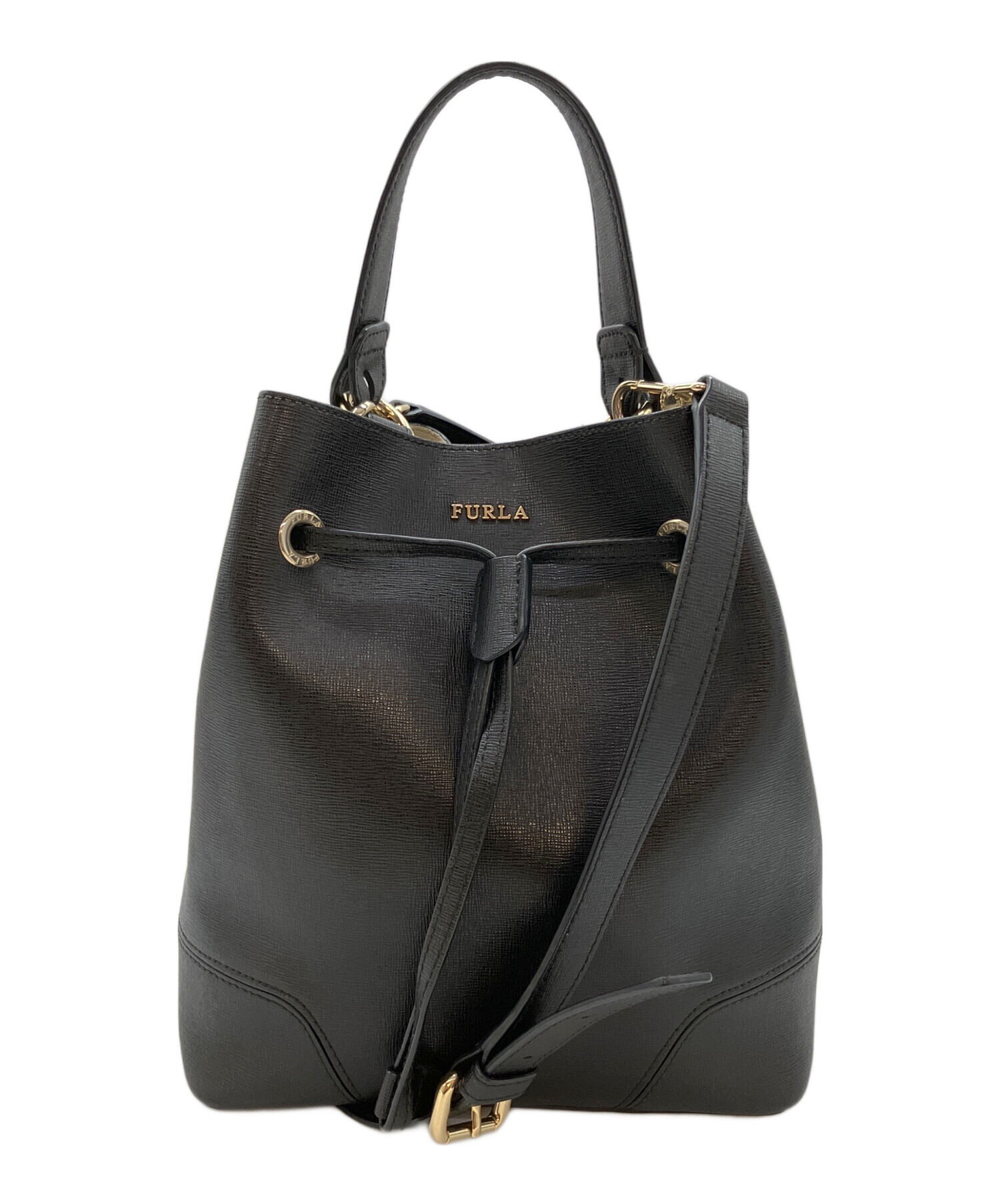 中古・古着通販】FURLA (フルラ) ステイシー 2WAYバッグ ブラック