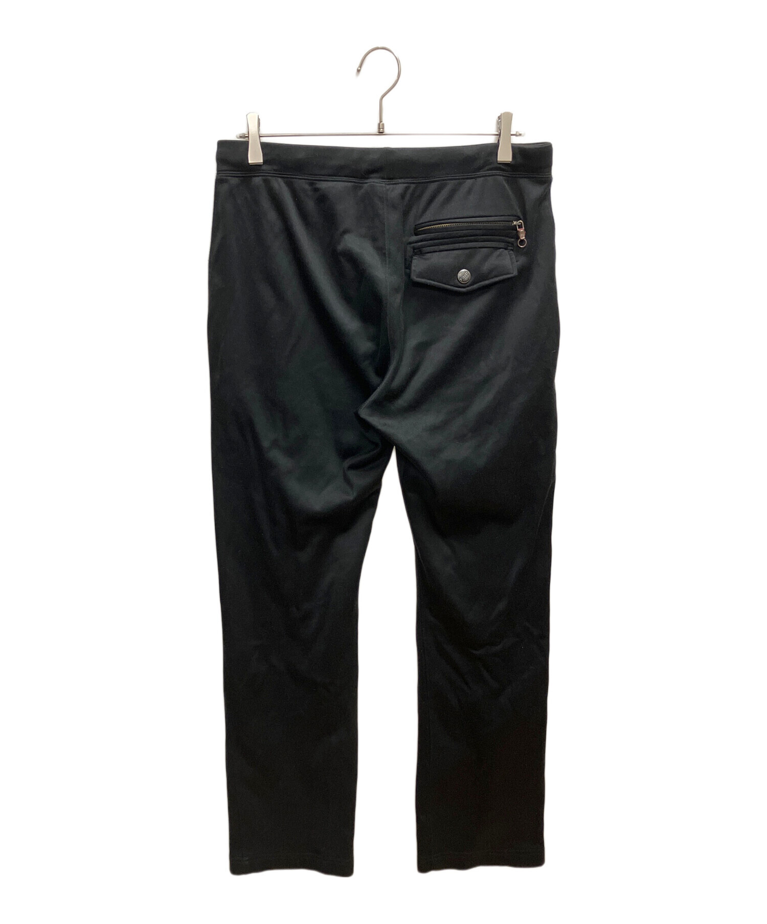 中古・古着通販】DIESEL (ディーゼル) ジャージパンツ ブラック×レッド
