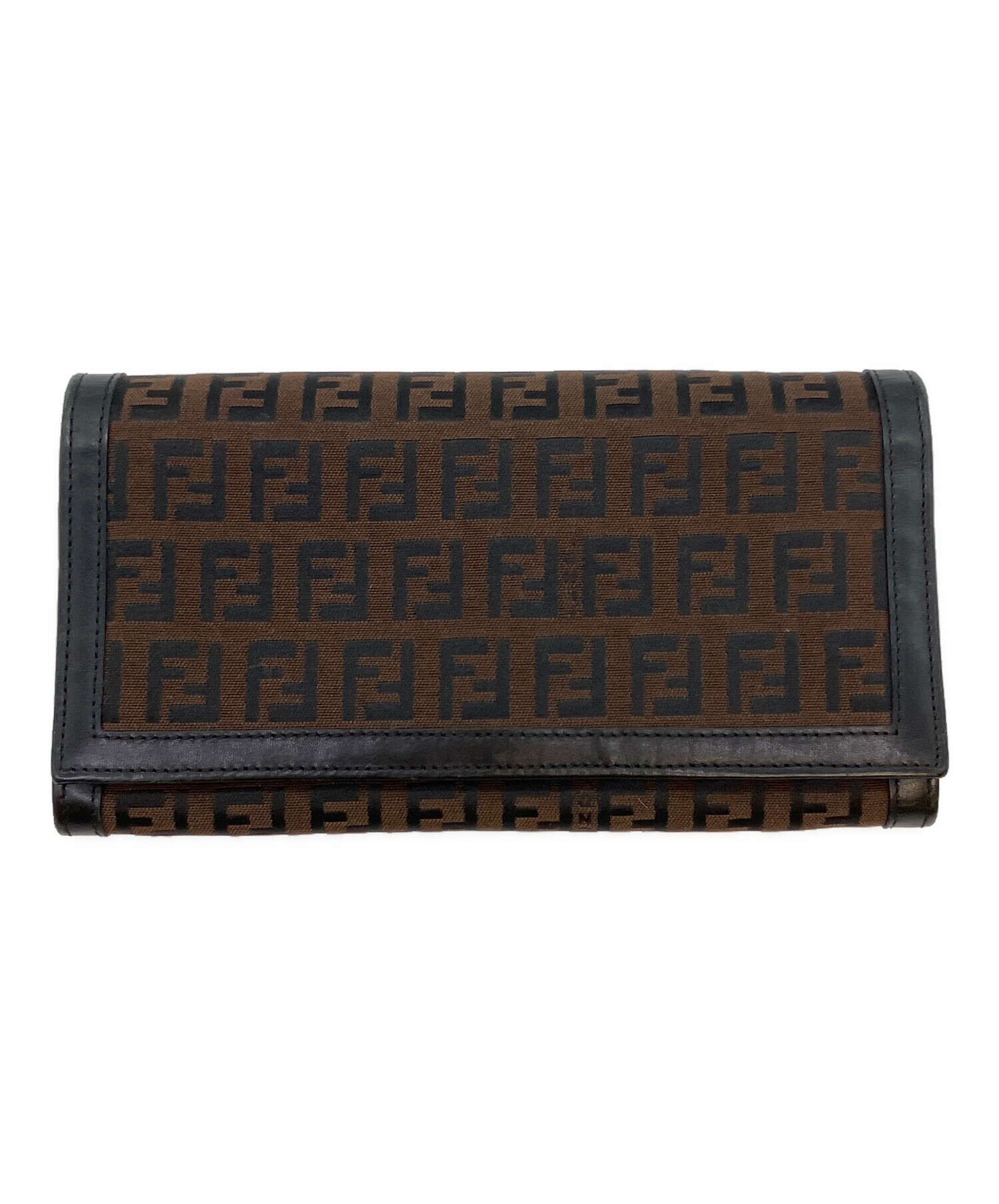 中古・古着通販】FENDI (フェンディ) ズッキーノ 長財布 ブラウン