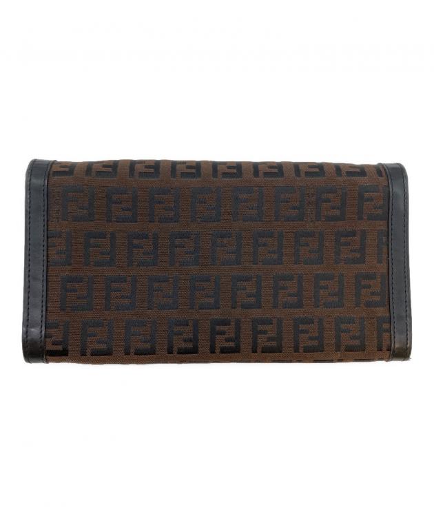 中古・古着通販】FENDI (フェンディ) ズッキーノ 長財布 ブラウン