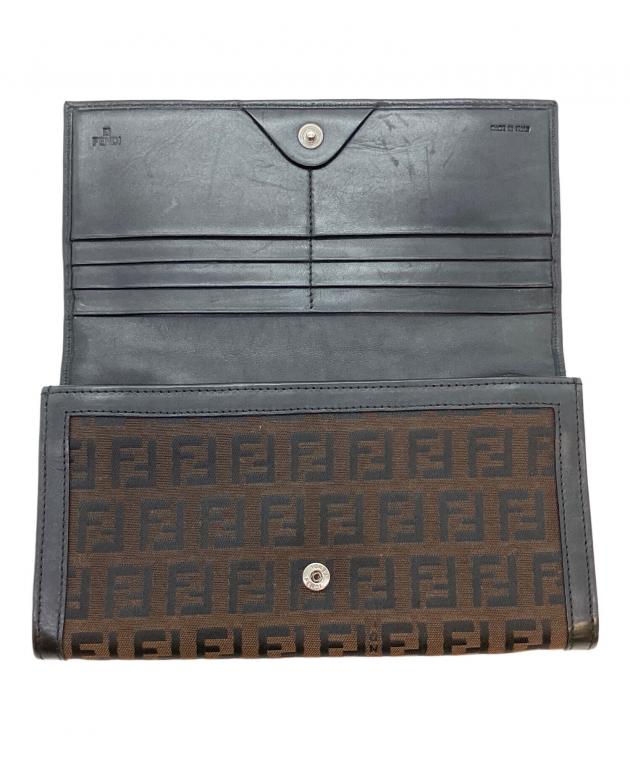 中古・古着通販】FENDI (フェンディ) ズッキーノ 長財布 ブラウン
