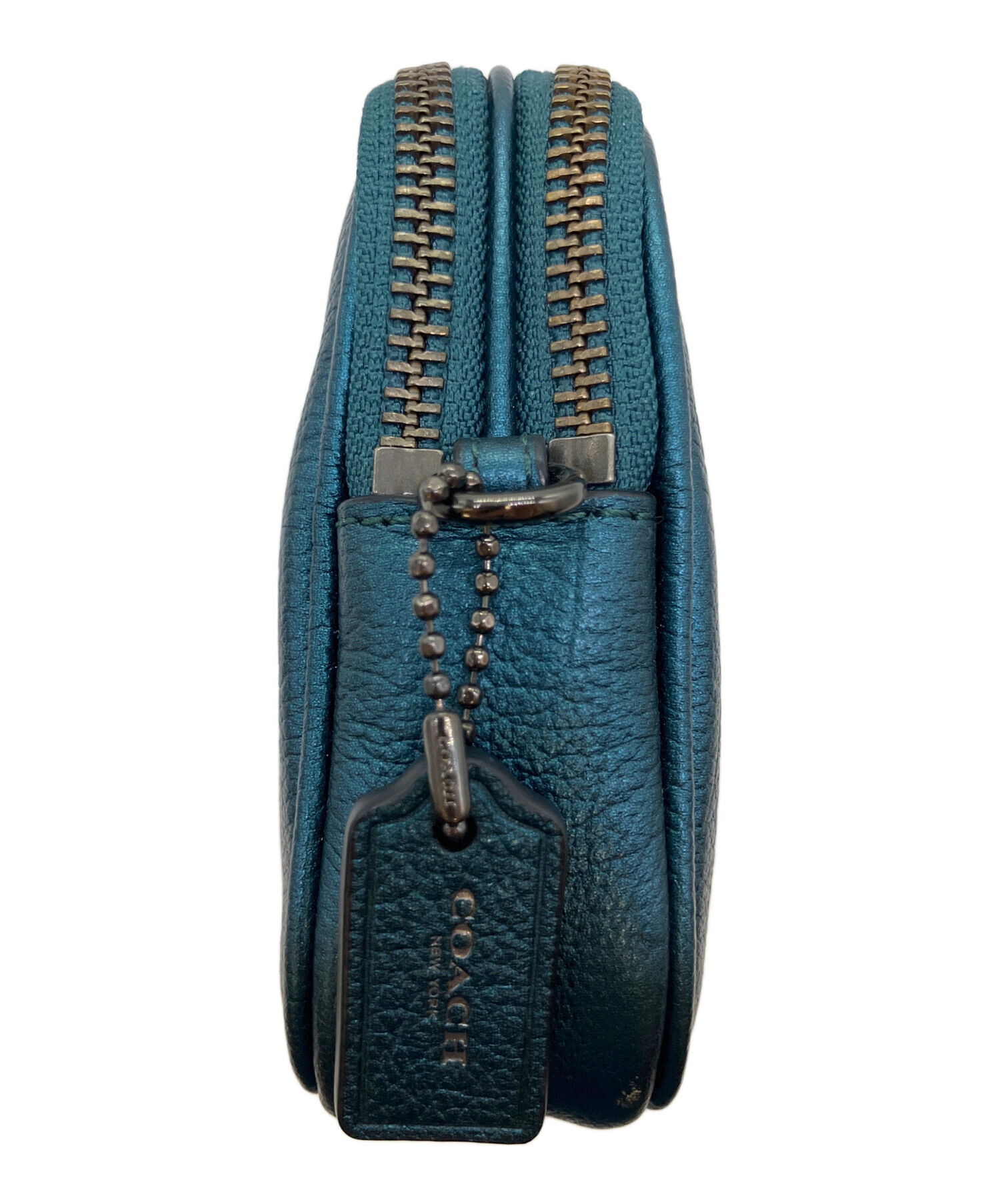 COACH コーチ 2way ショルダーバッグ 中古・古着通販】COACH (コーチ) 2WAYショルダーバッグ エメラルド