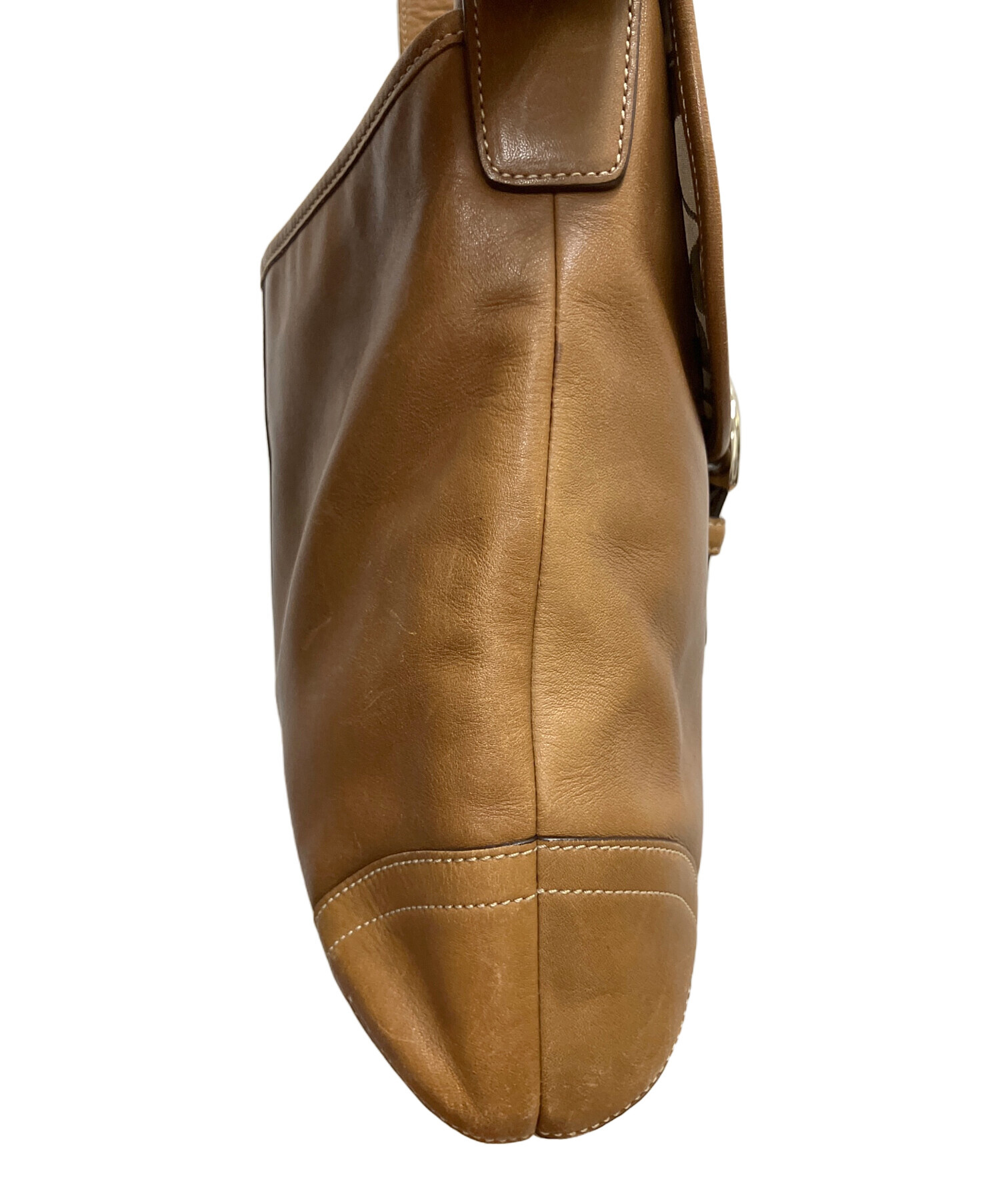 [未使用級] coach　ソーホー　ワンショルダーバッグ　レザー 中古・古着通販】COACH (コーチ) ソーホー スモール レザーダッフル