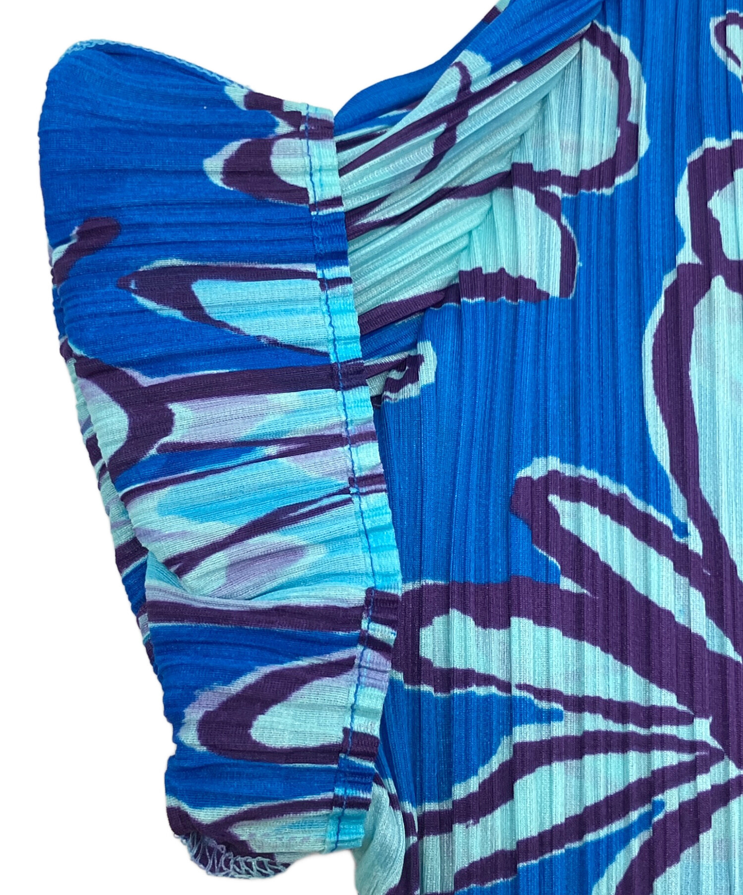 【PLEATS PLEASE/プリーツプリーズ】 花柄 半袖プリーツカットソー 中古・古着通販】PLEATS PLEASE (プリーツプリーズ) 総柄プリーツ