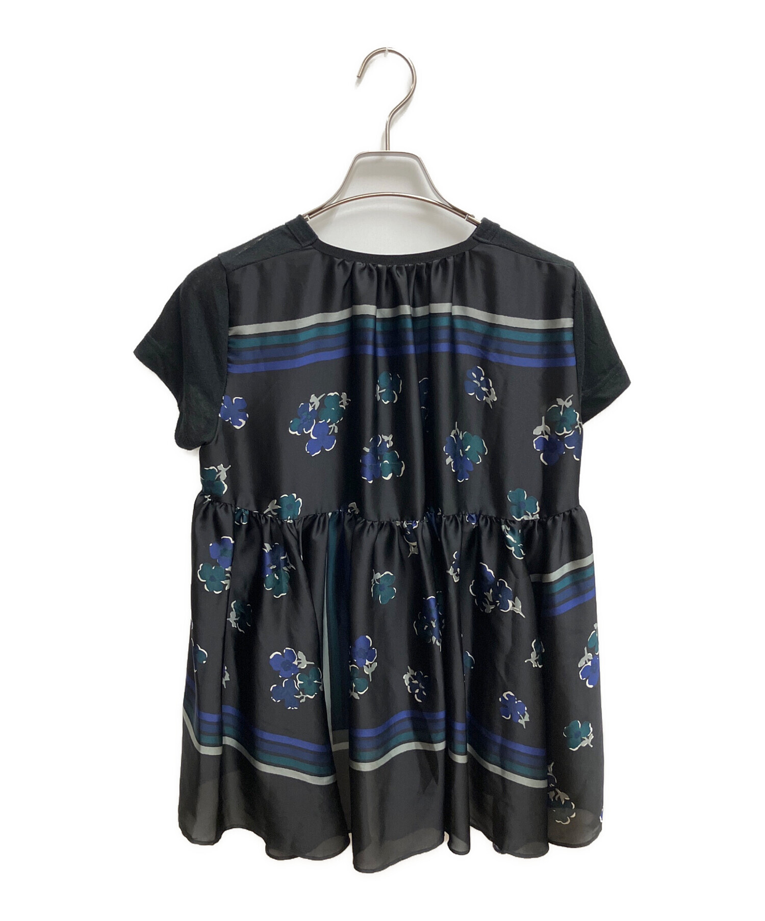 中古・古着通販】sacai (サカイ) 半袖花柄ブラウス 半袖カットソー