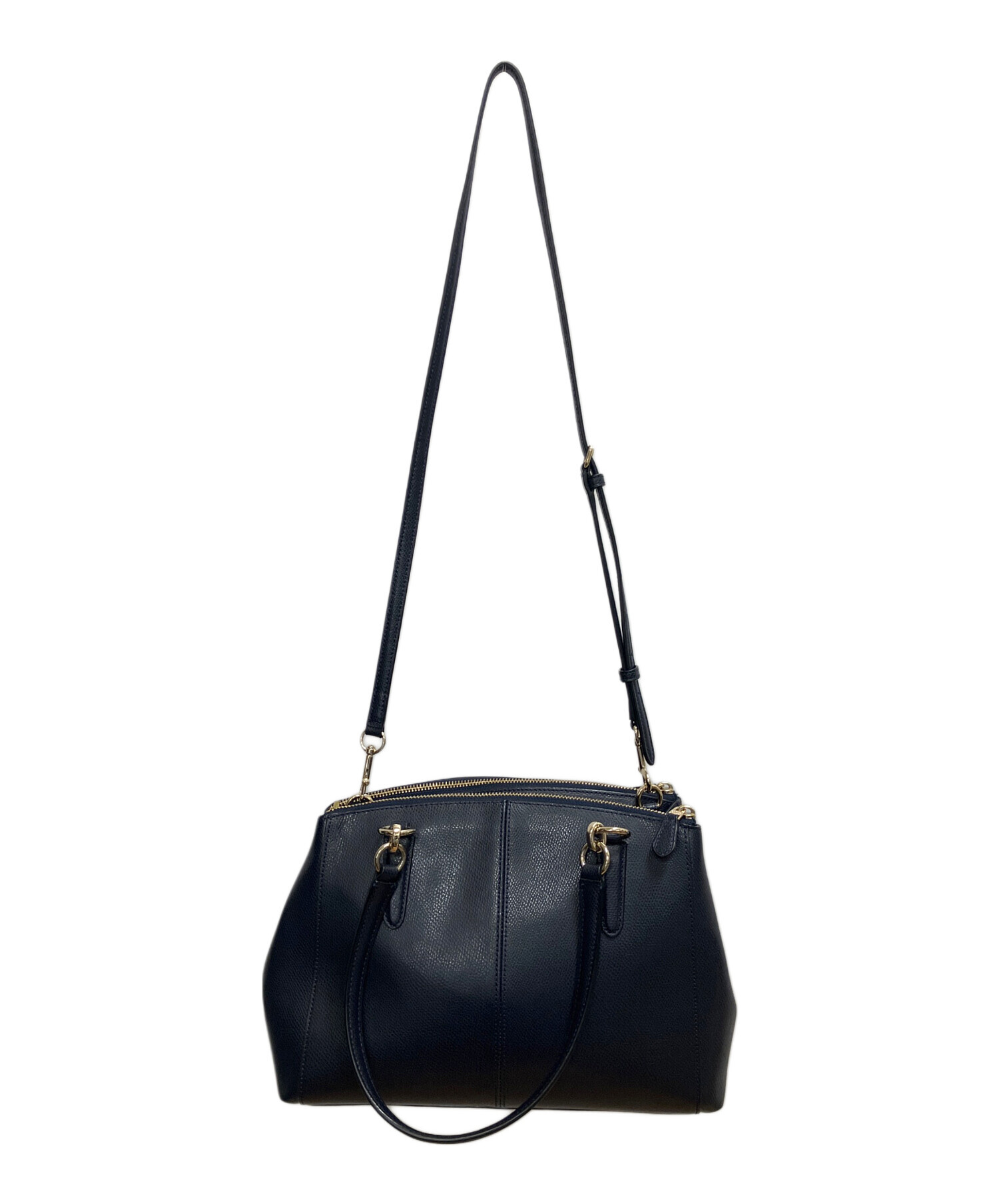 中古・古着通販】COACH (コーチ) 2WAYバッグ ネイビー｜ブランド・古着