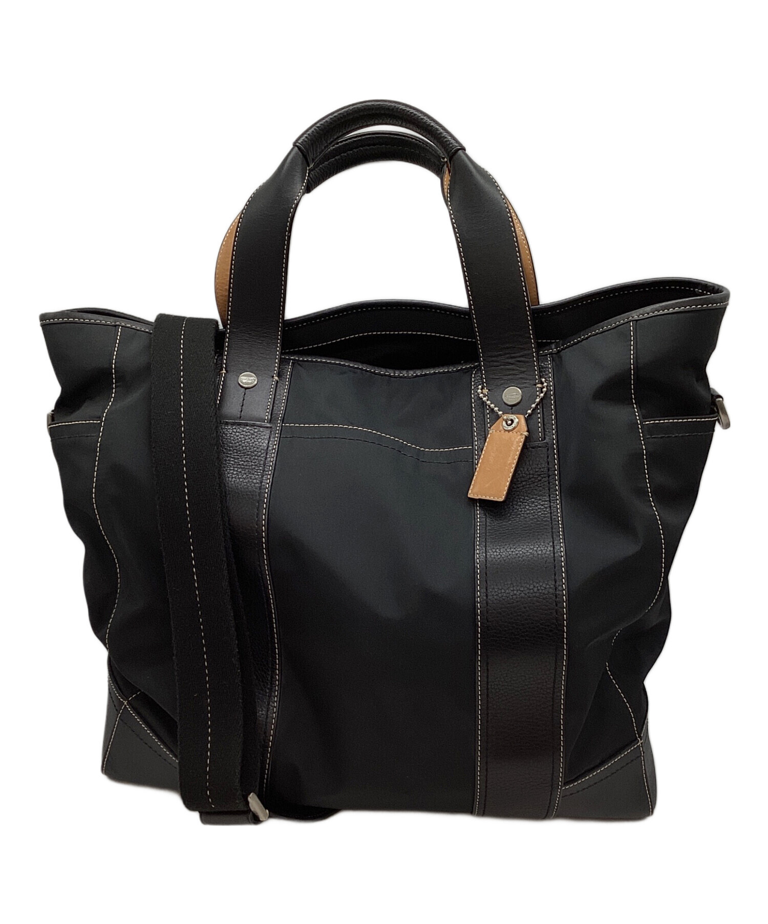 中古・古着通販】COACH (コーチ) 2WAYトートバッグ ブラック｜ブランド