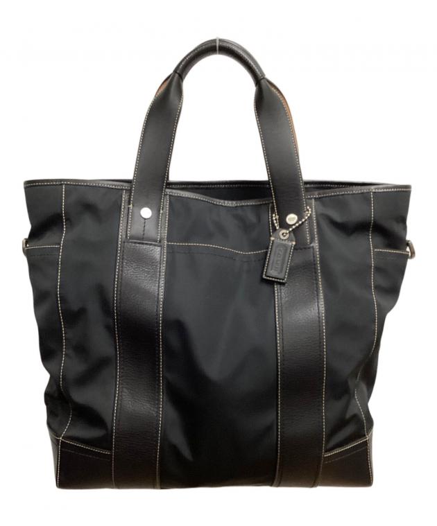 中古・古着通販】COACH (コーチ) 2WAYトートバッグ ブラック｜ブランド