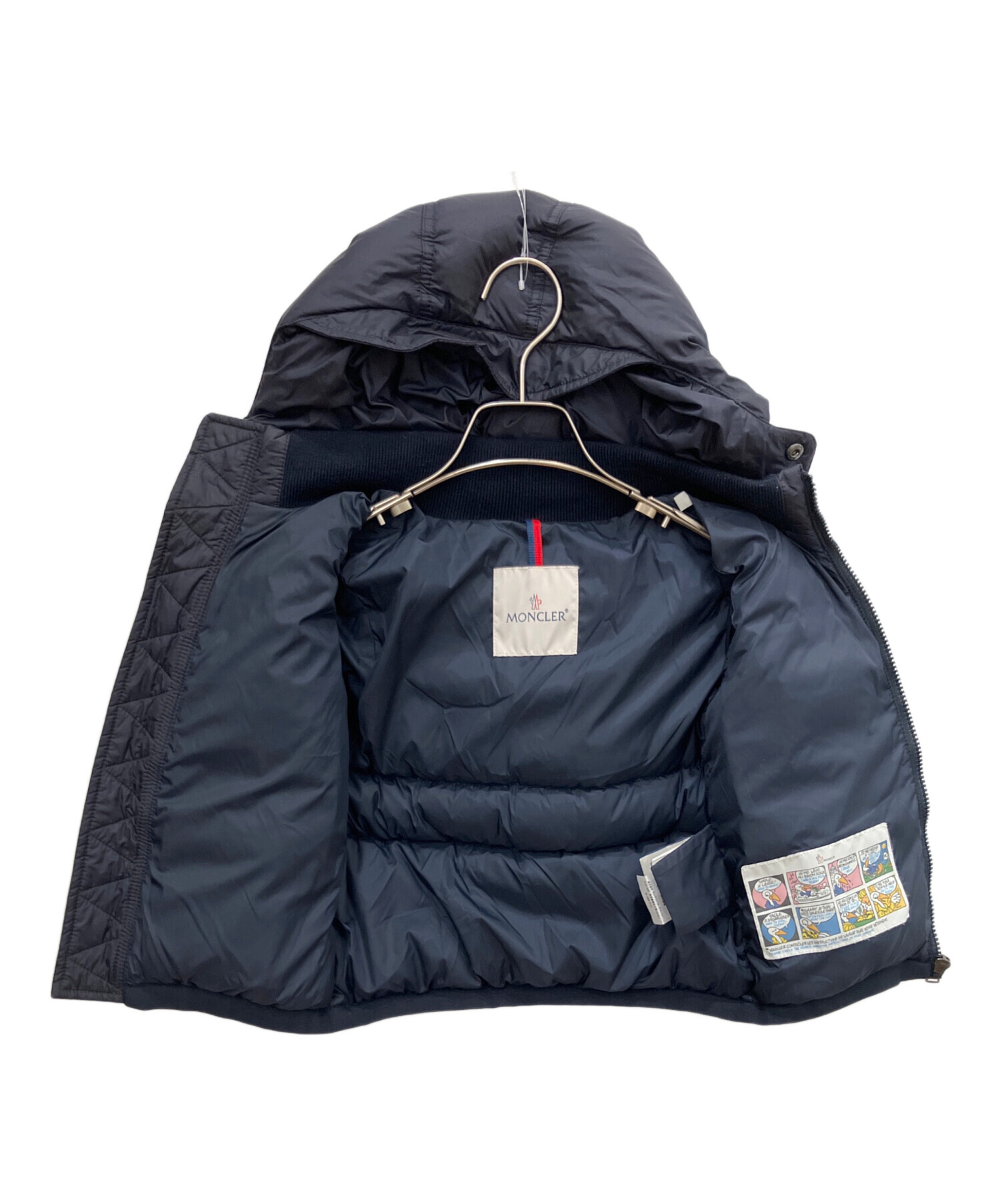 中古・古着通販】MONCLER (モンクレール) ダウンジャケット ネイビー