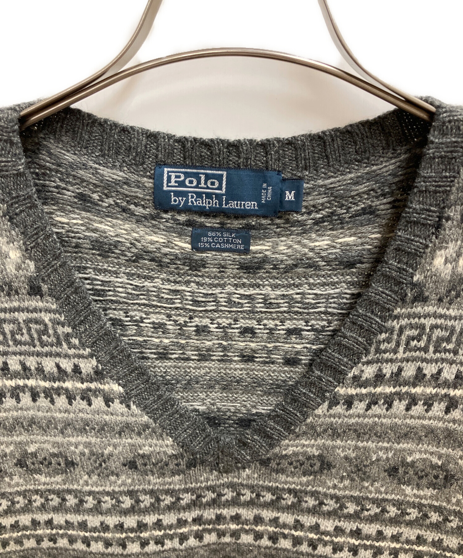 louren ローレン ベスト F グレー 【古着】【中古】 中古・古着通販】POLO RALPH LAUREN (ポロ・ラルフローレン) ニット