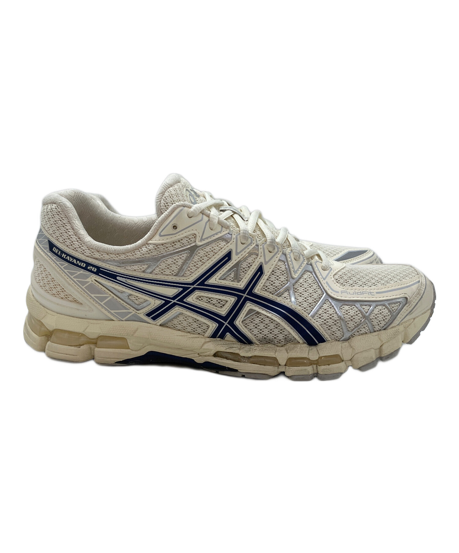中古・古着通販】asics (アシックス) GEL-KAYANO 20 アイボリー サイズ