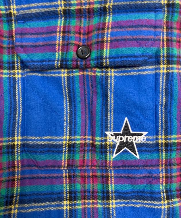 中古・古着通販】Supreme (シュプリーム) Quilted Plaid Flannel Shirt
