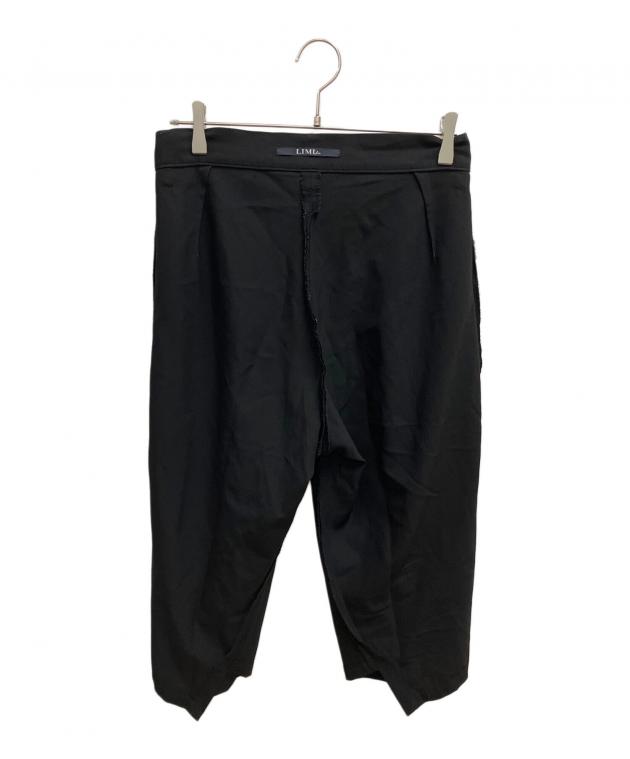 【 TT 】LIMI feu  リミフゥ  変形パンツ 中古・古着通販】LIMI feu (リミフゥ) ハーフパンツ ブラック サイズ