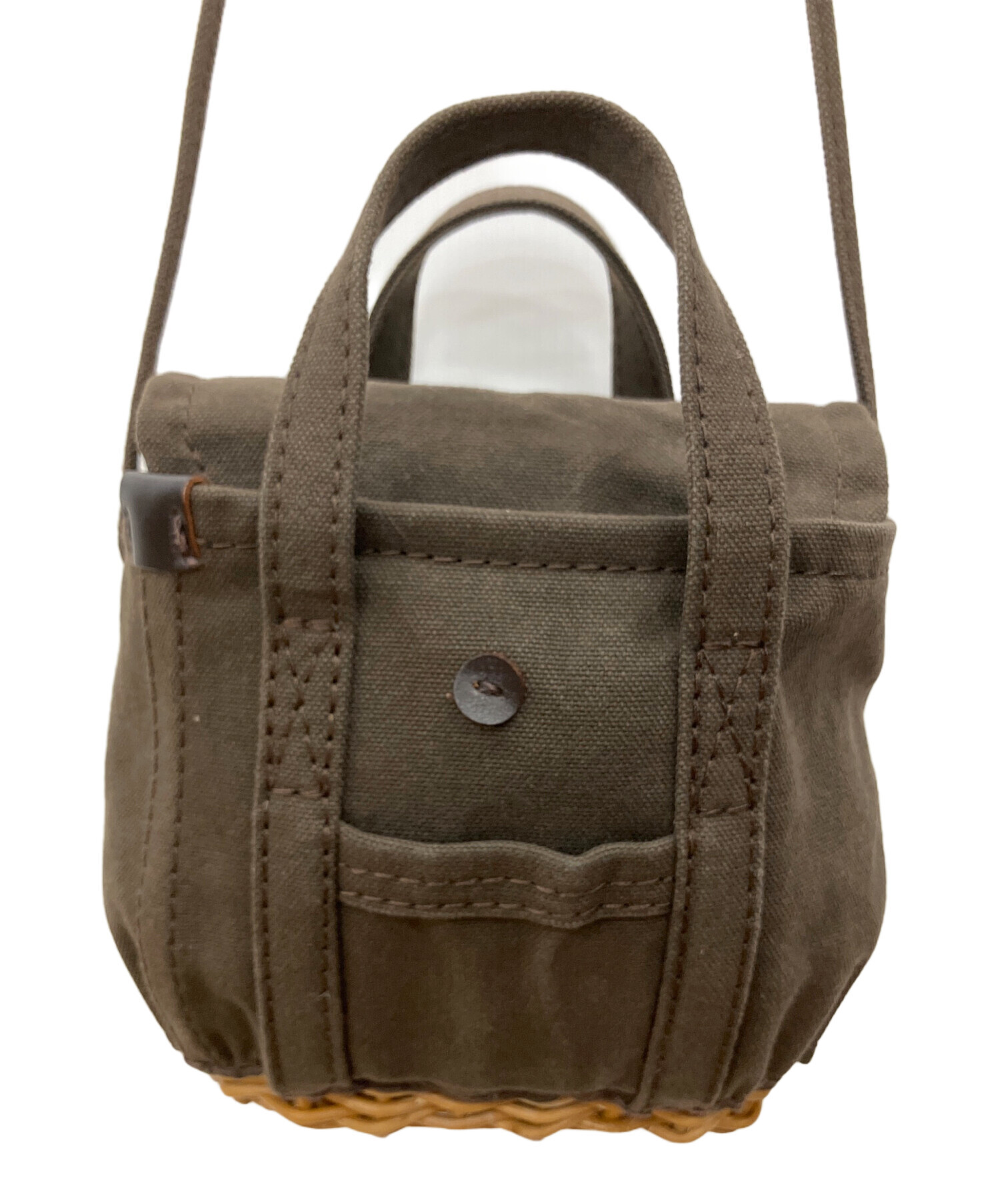 中古・古着通販】ebagos (エバゴス) キャンバス・カゴ底ミニトート