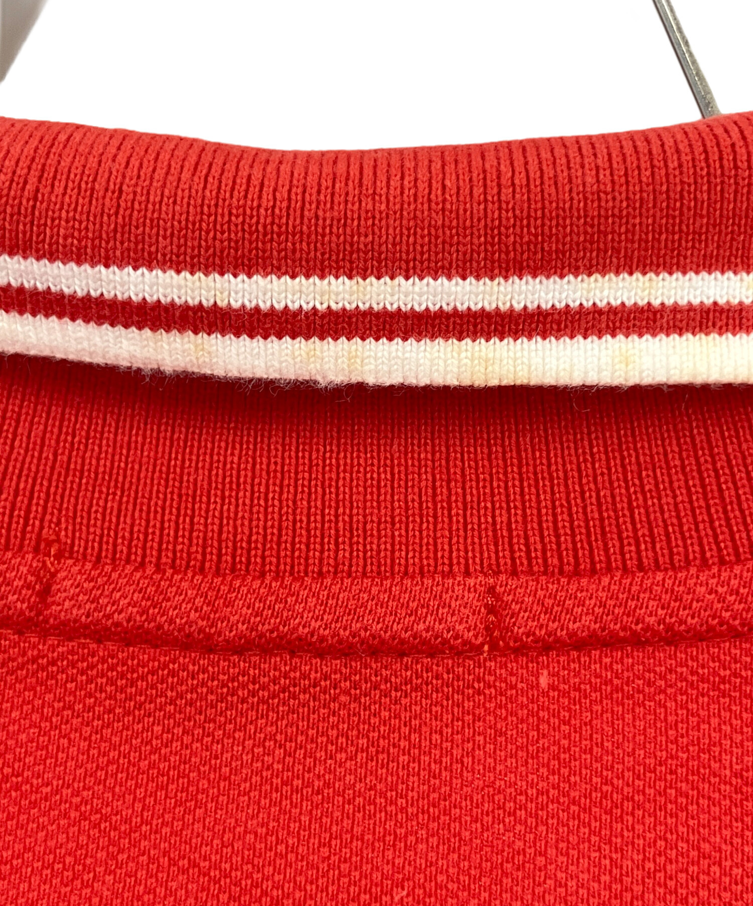 中古・古着通販】MONCLER (モンクレール) 半袖ポロシャツ レッド