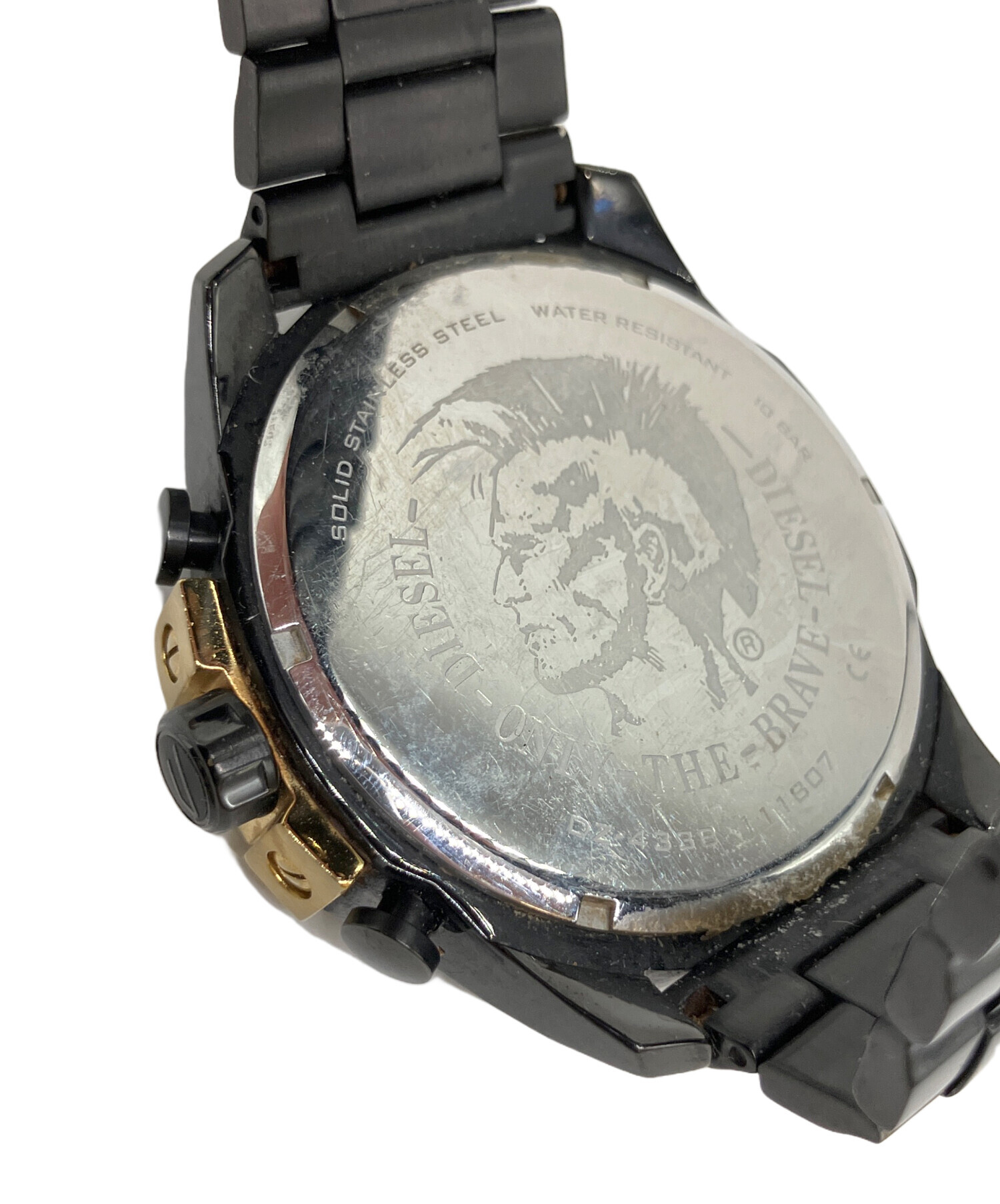 中古・古着通販】DIESEL (ディーゼル) クロノグラフ ブラック