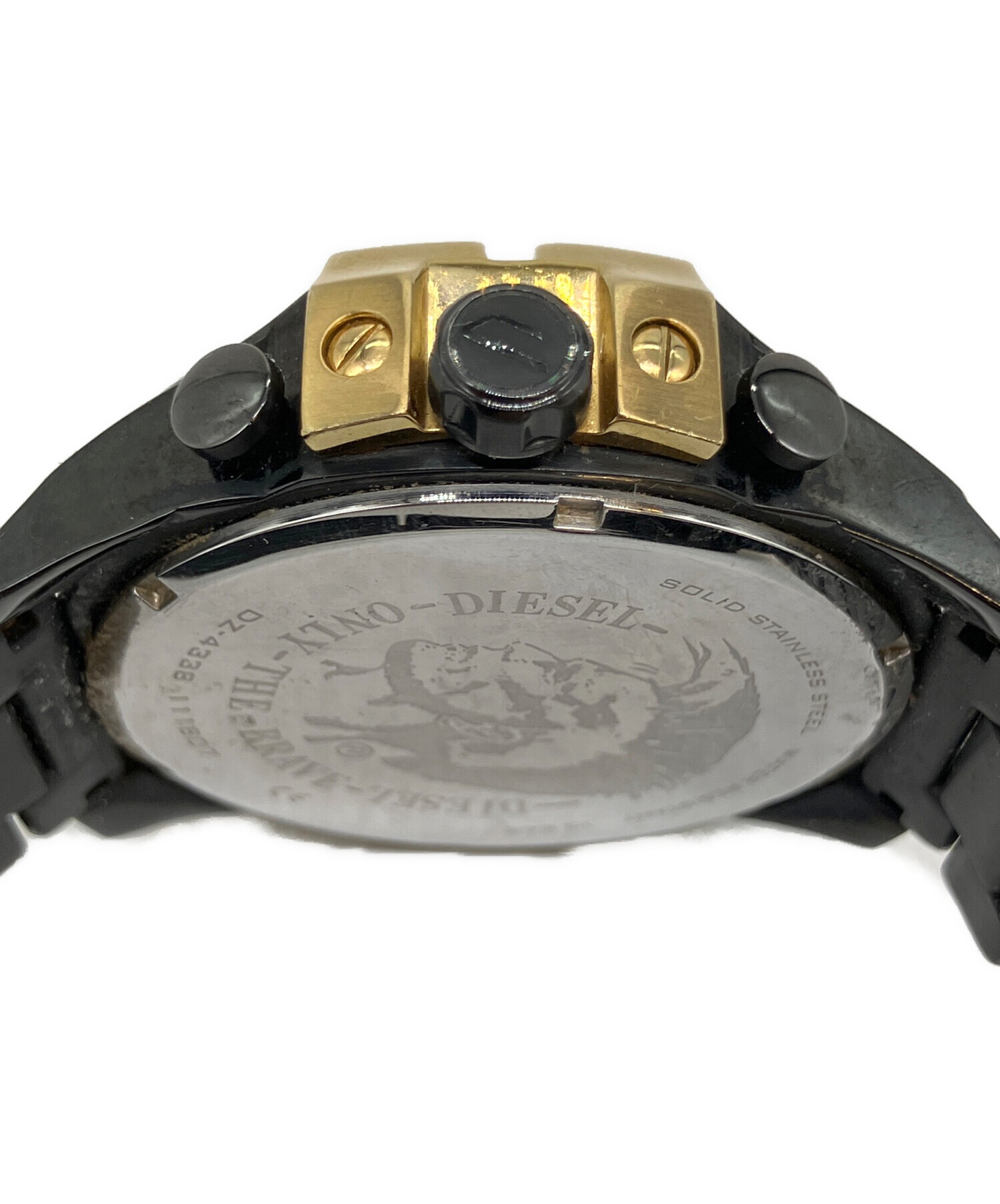 中古・古着通販】DIESEL (ディーゼル) クロノグラフ ブラック