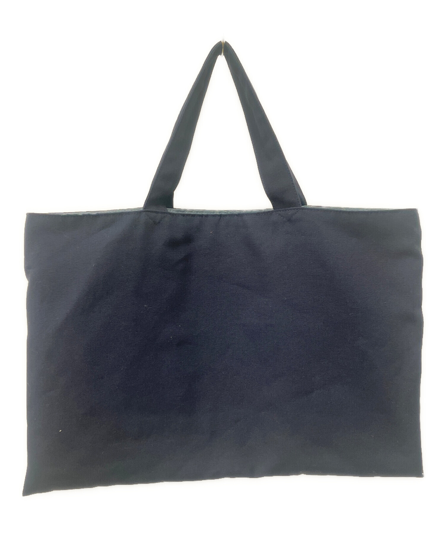 中古・古着通販】familiar (ファミリア) ハンドバッグ ネイビー