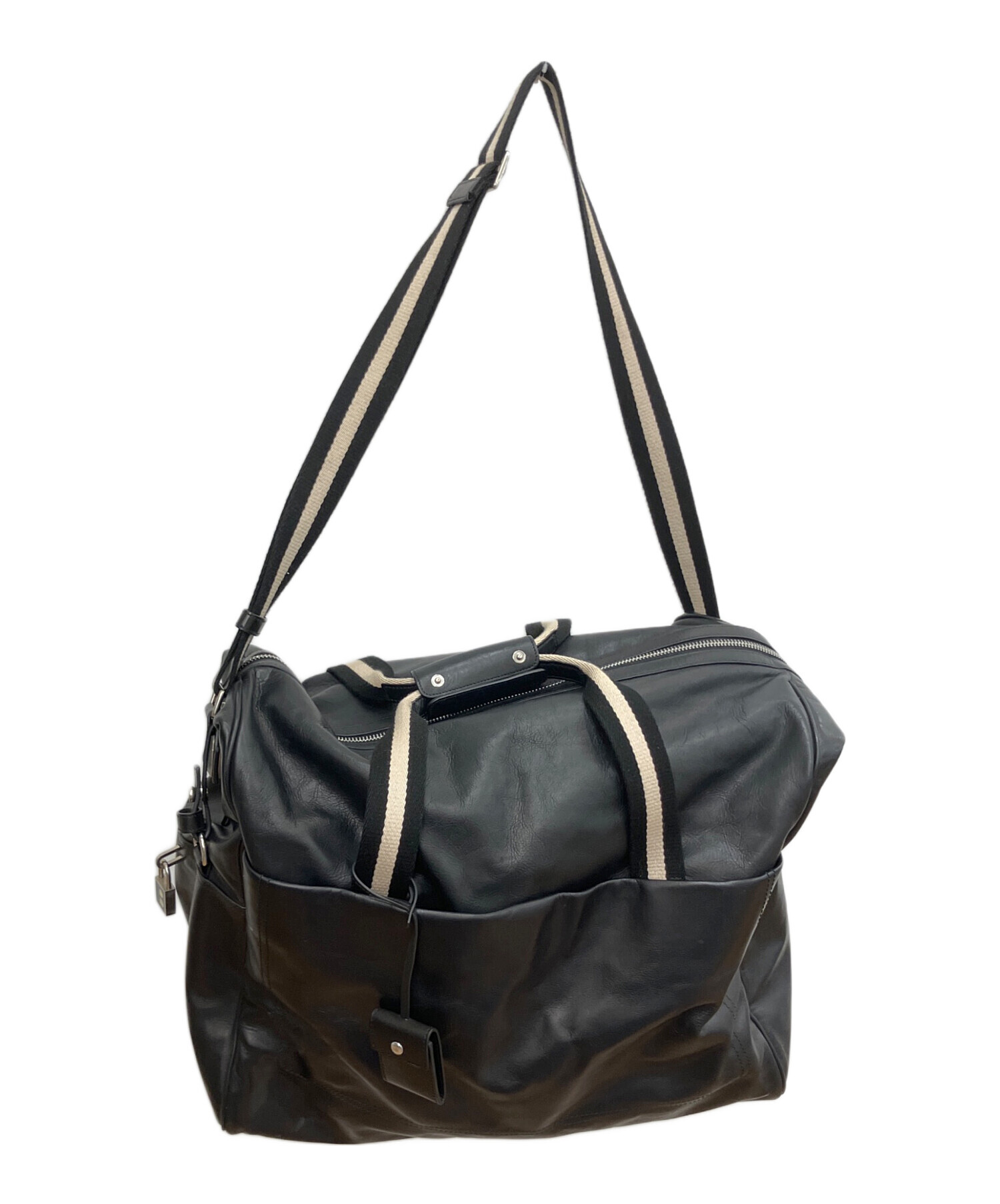 中古・古着通販】BALLY (バリー) ボストンバッグ ブラック｜ブランド