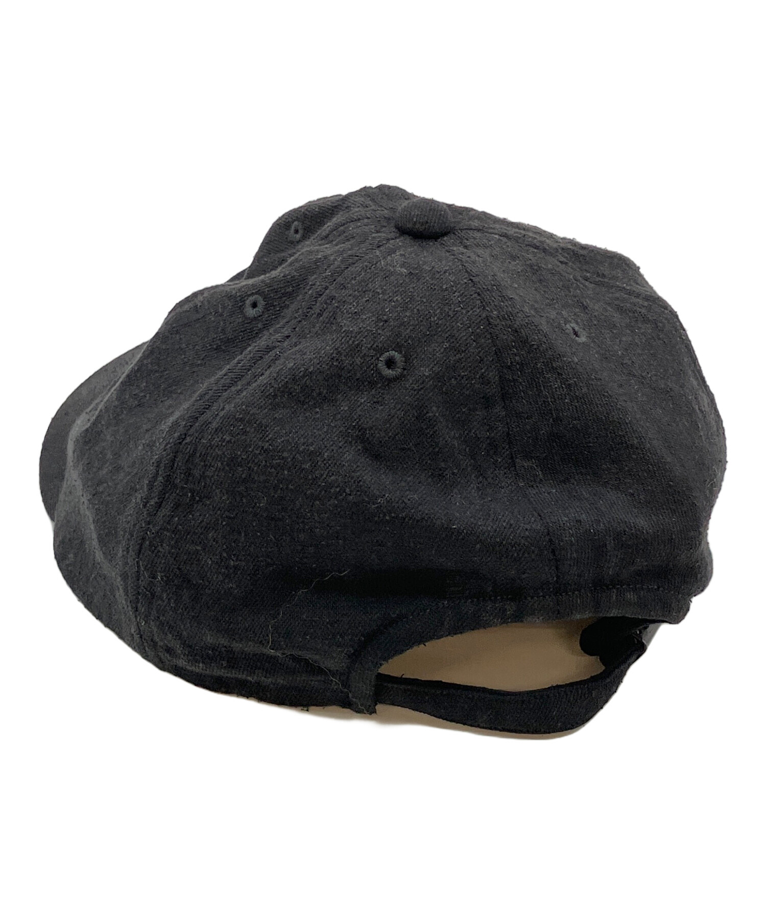 中古・古着通販】COMOLI (コモリ) シルクネップ キャップ ブラック