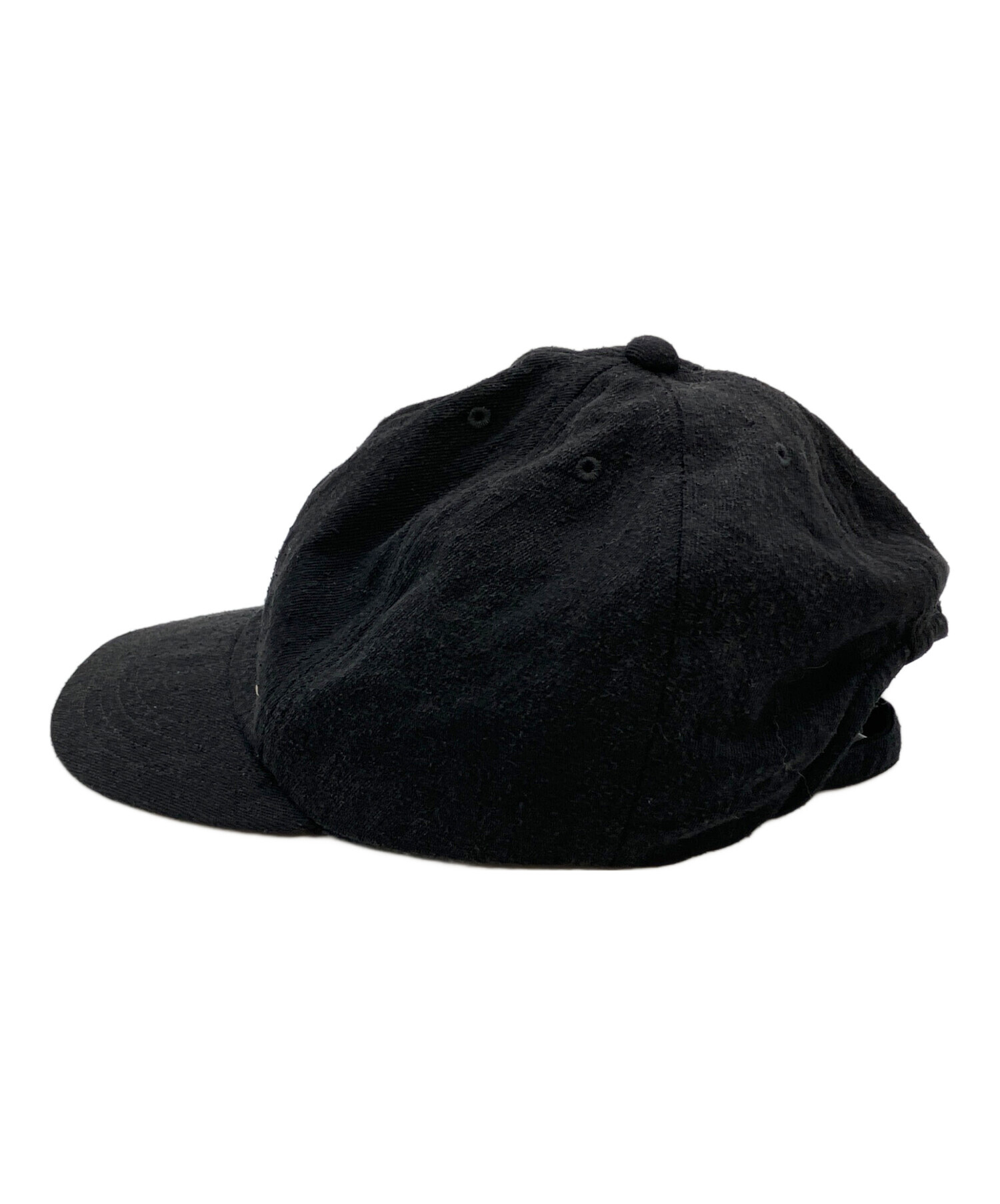 中古・古着通販】COMOLI (コモリ) シルクネップ キャップ ブラック