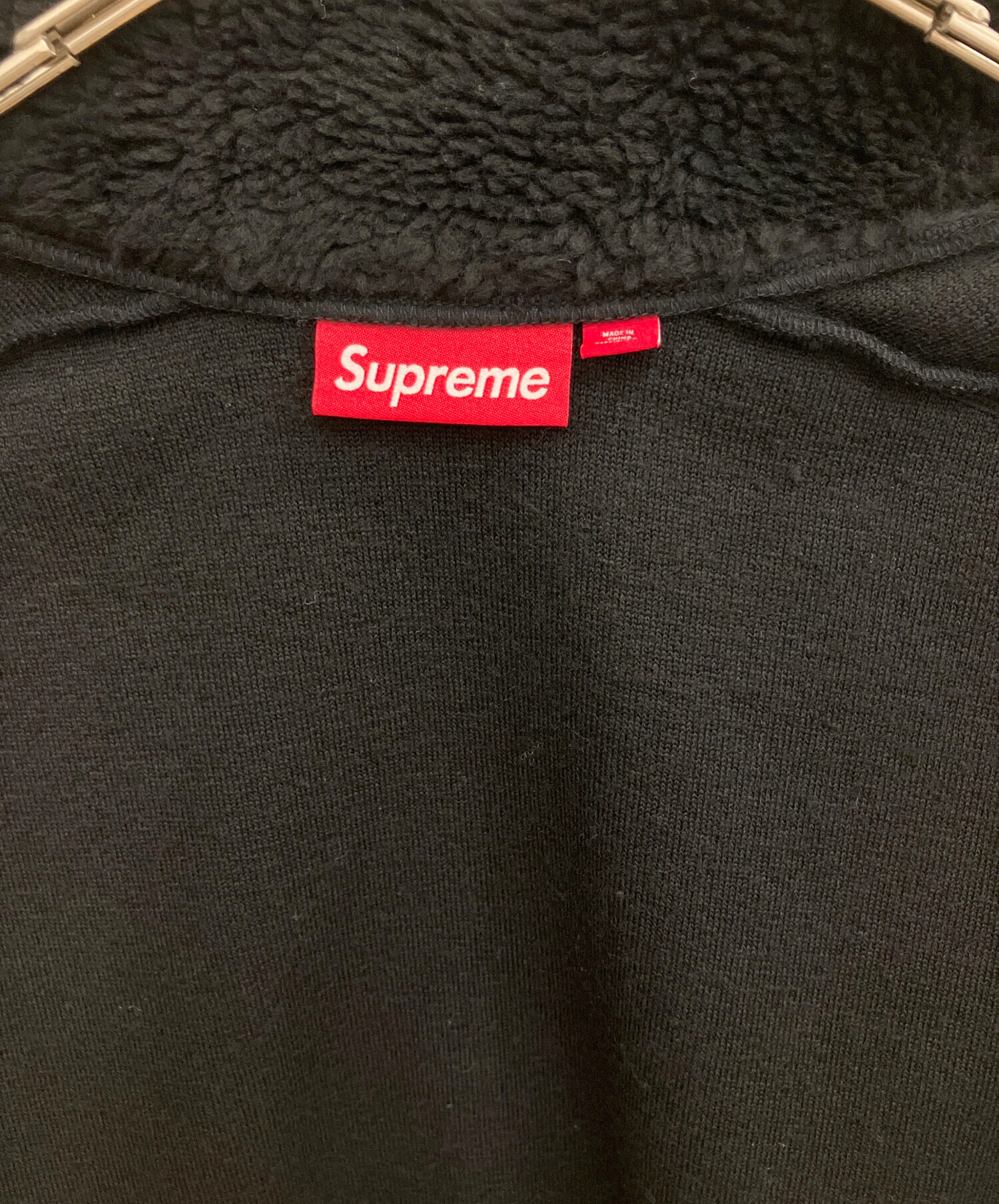 中古・古着通販】SUPREME (シュプリーム) ボアジャケット ブラック