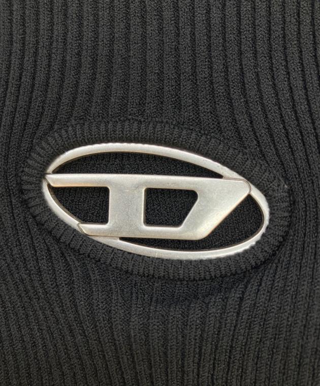 中古・古着通販】DIESEL (ディーゼル) 半袖ニット ブラック サイズ