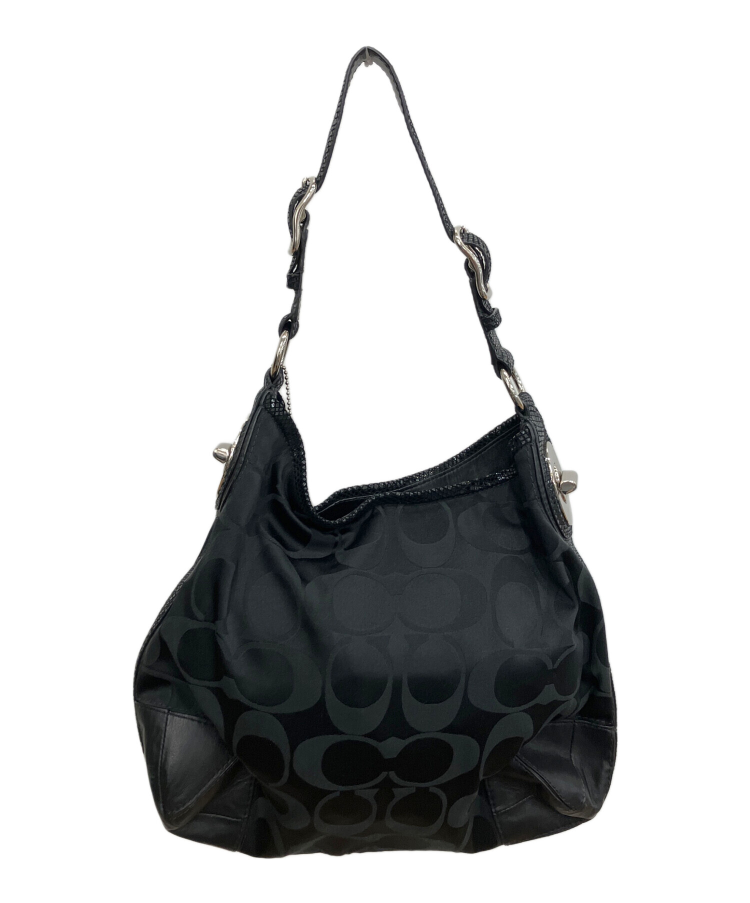 中古・古着通販】COACH (コーチ) シグネチャー ワンショルダーバッグ 