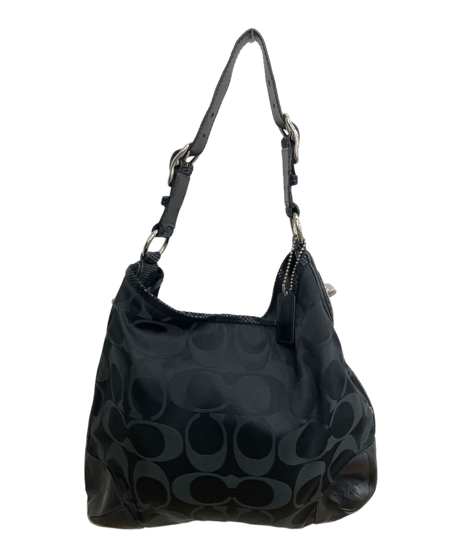 中古・古着通販】COACH (コーチ) シグネチャー ワンショルダーバッグ 