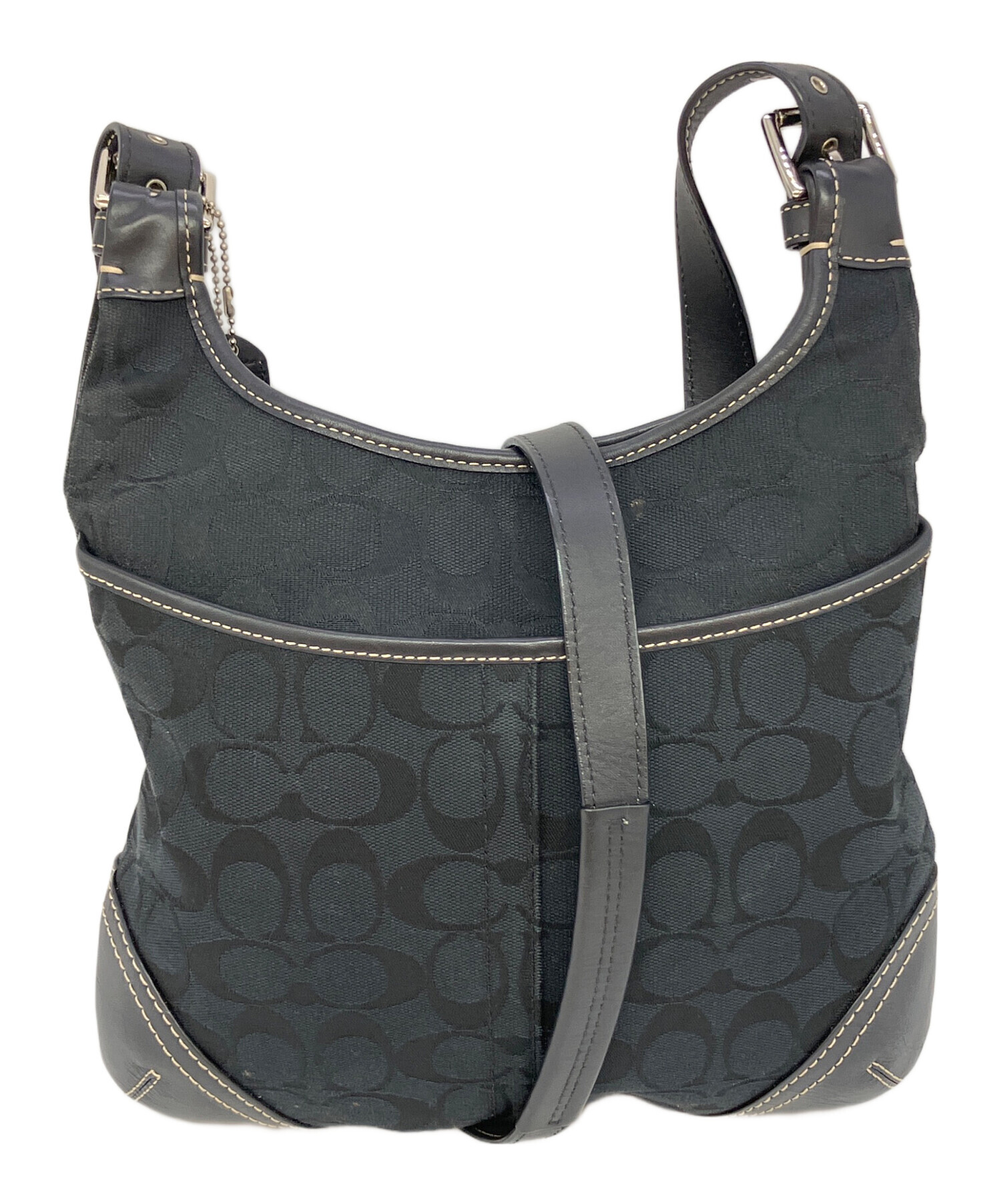 中古・古着通販】COACH (コーチ) シグネチャー ショルダーバッグ 