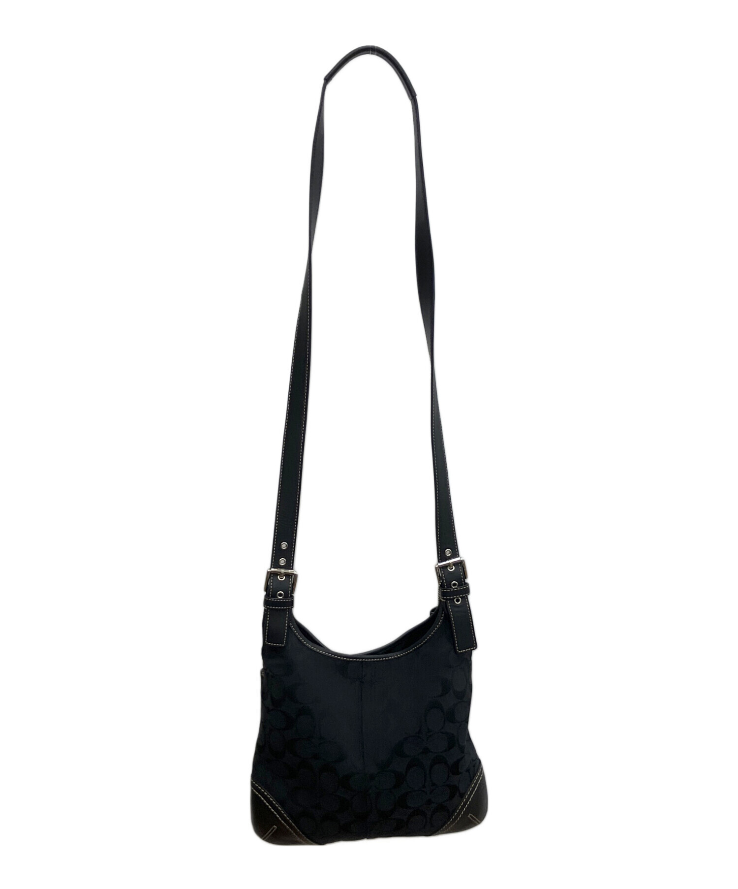 中古・古着通販】COACH (コーチ) シグネチャー ショルダーバッグ 