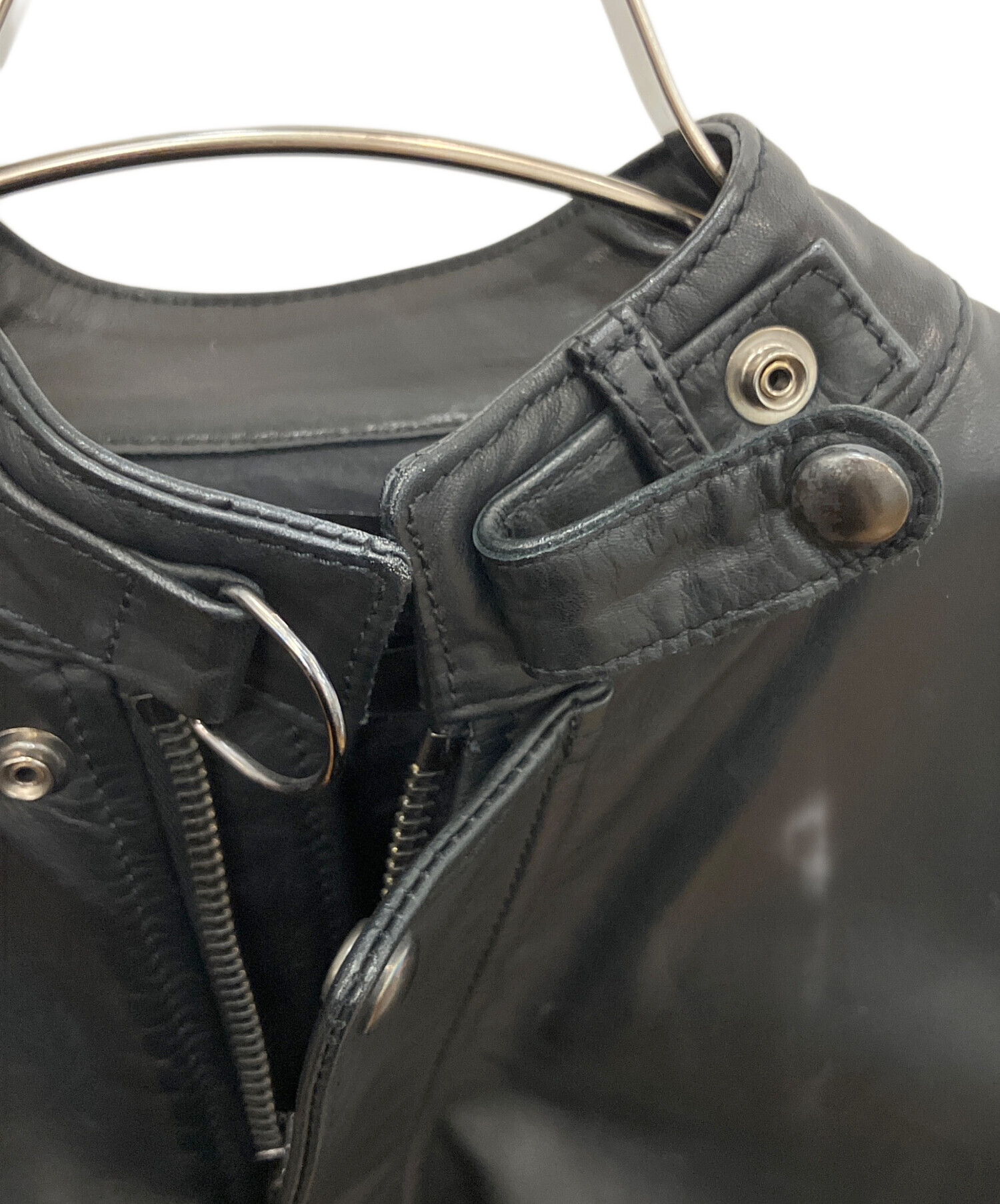 【レア】ディーゼルブラックゴールド　牛革　レザー　本革　ポンチョデザイン 中古・古着通販】DIESEL BLACK GOLD (ディーゼル ブラック ゴールド