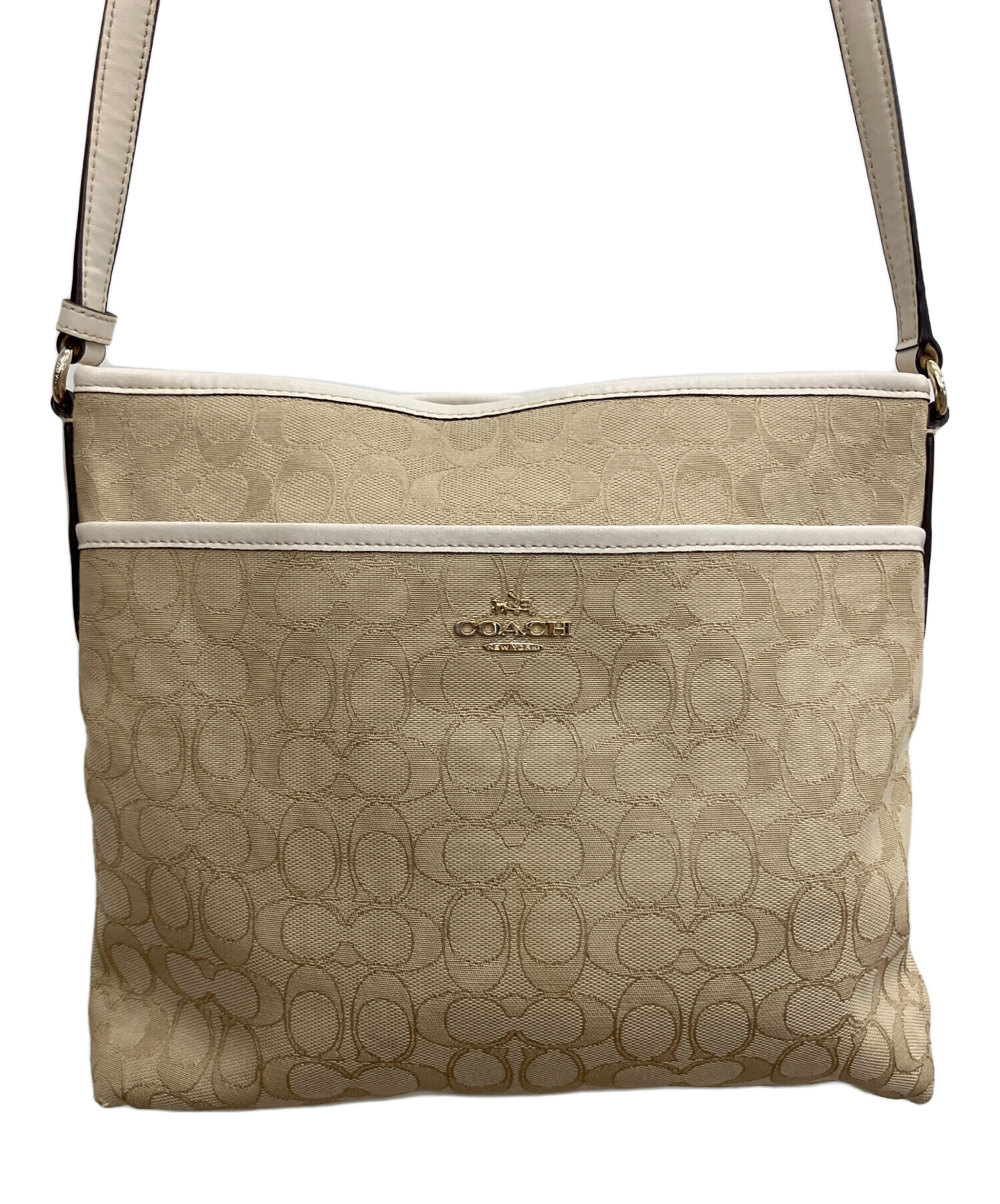 中古・古着通販】COACH (コーチ) シグネチャー ショルダーバッグ