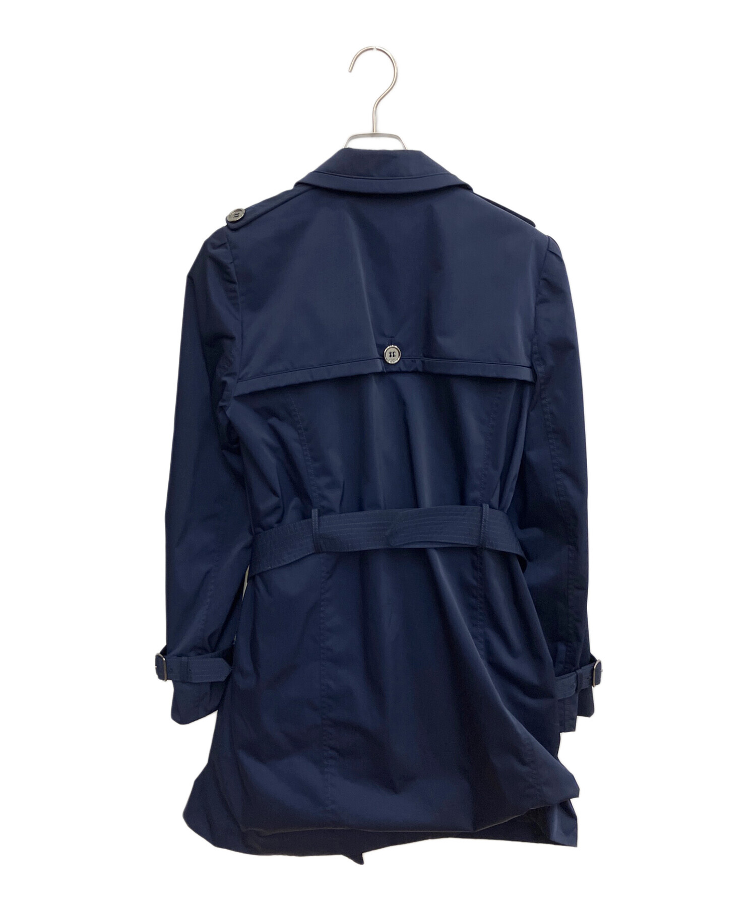 コーチ　トレンチコート　ロング　新品未使用　格安 中古・古着通販】COACH (コーチ) トレンチコート ネイビー サイズ:SIZE