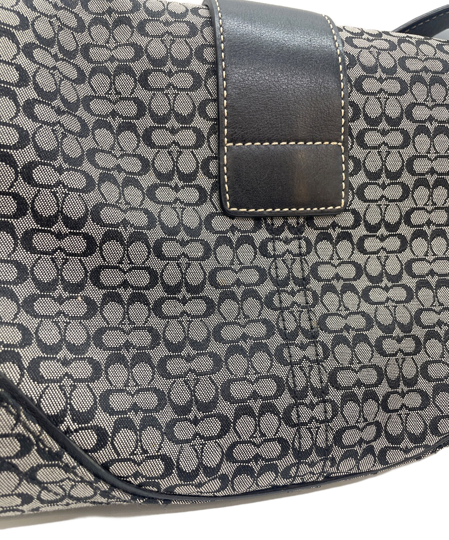 中古・古着通販】COACH (コーチ) シグネチャー ワンショルダーバッグ