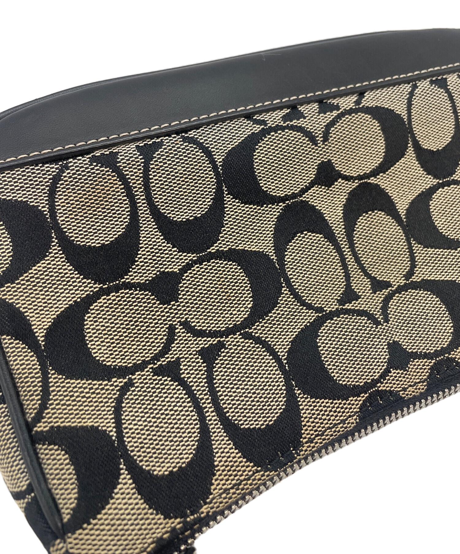中古・古着通販】COACH (コーチ) シグネチャー アクセサリーポーチ