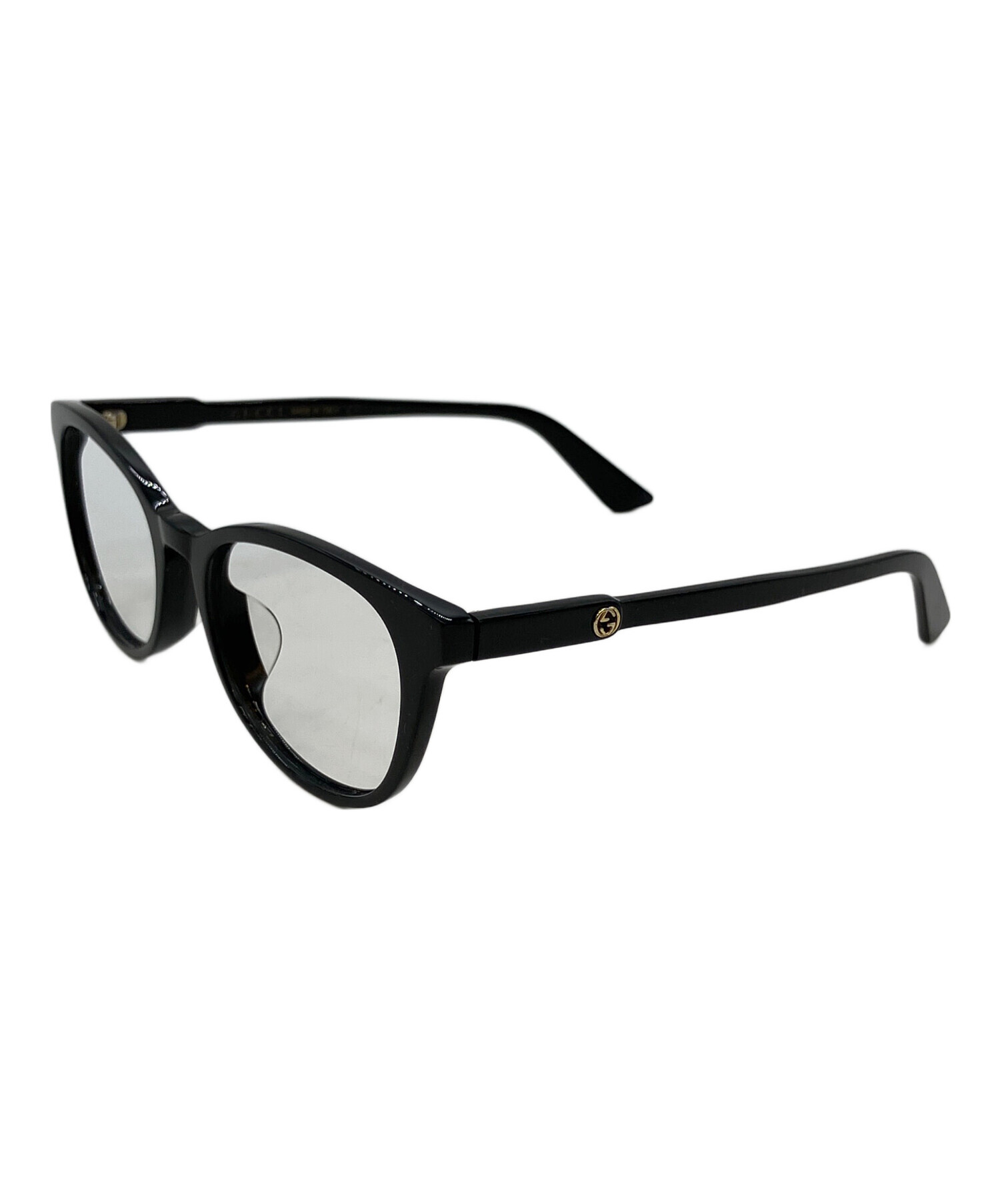 中古・古着通販】GUCCI (グッチ) 眼鏡 ブラック サイズ:52□18-145